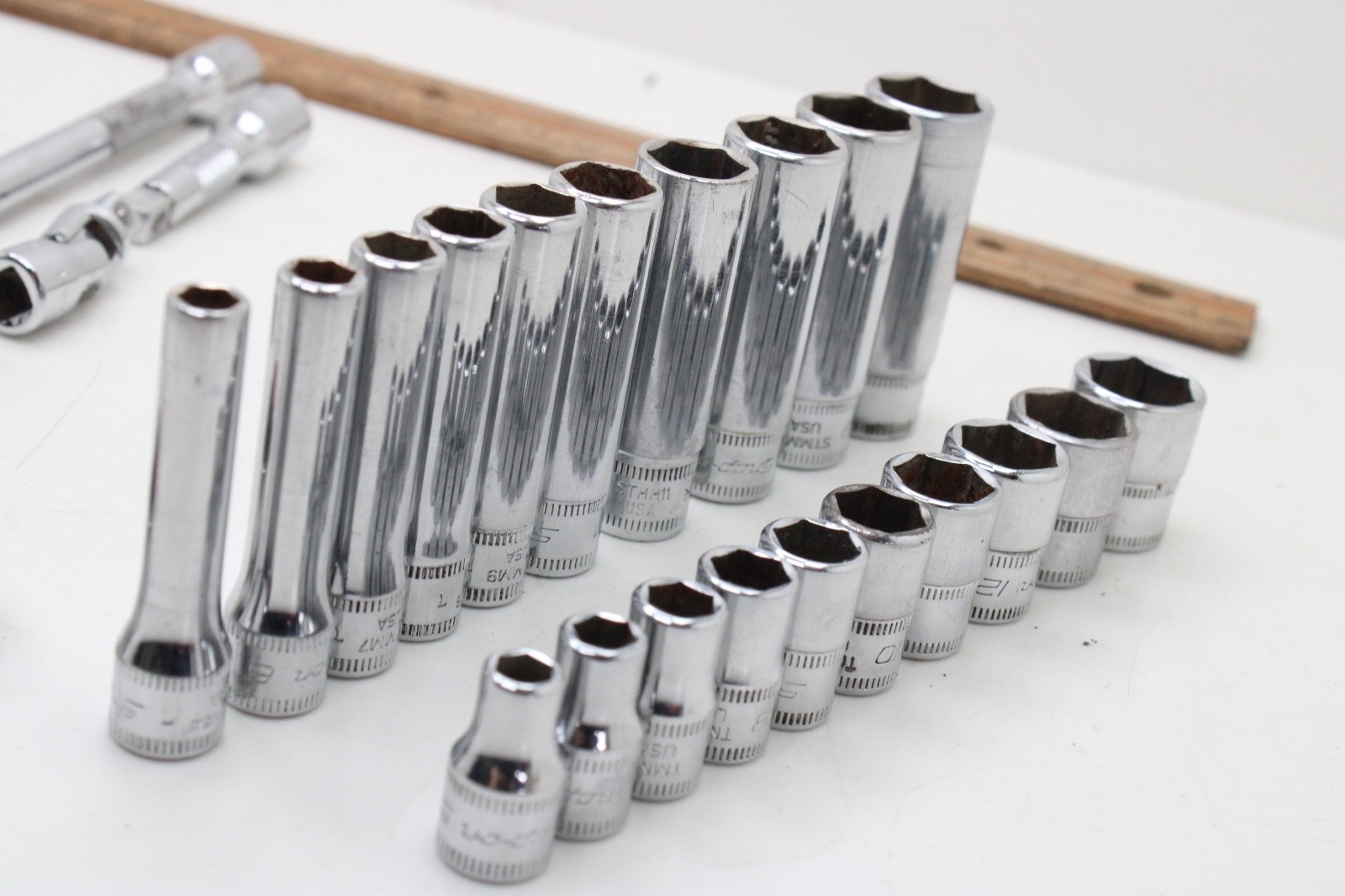 Snap-on 144TMPB 44 Piece 1/4″ Drive 6-Point Metric/ SAE General Service Set USA