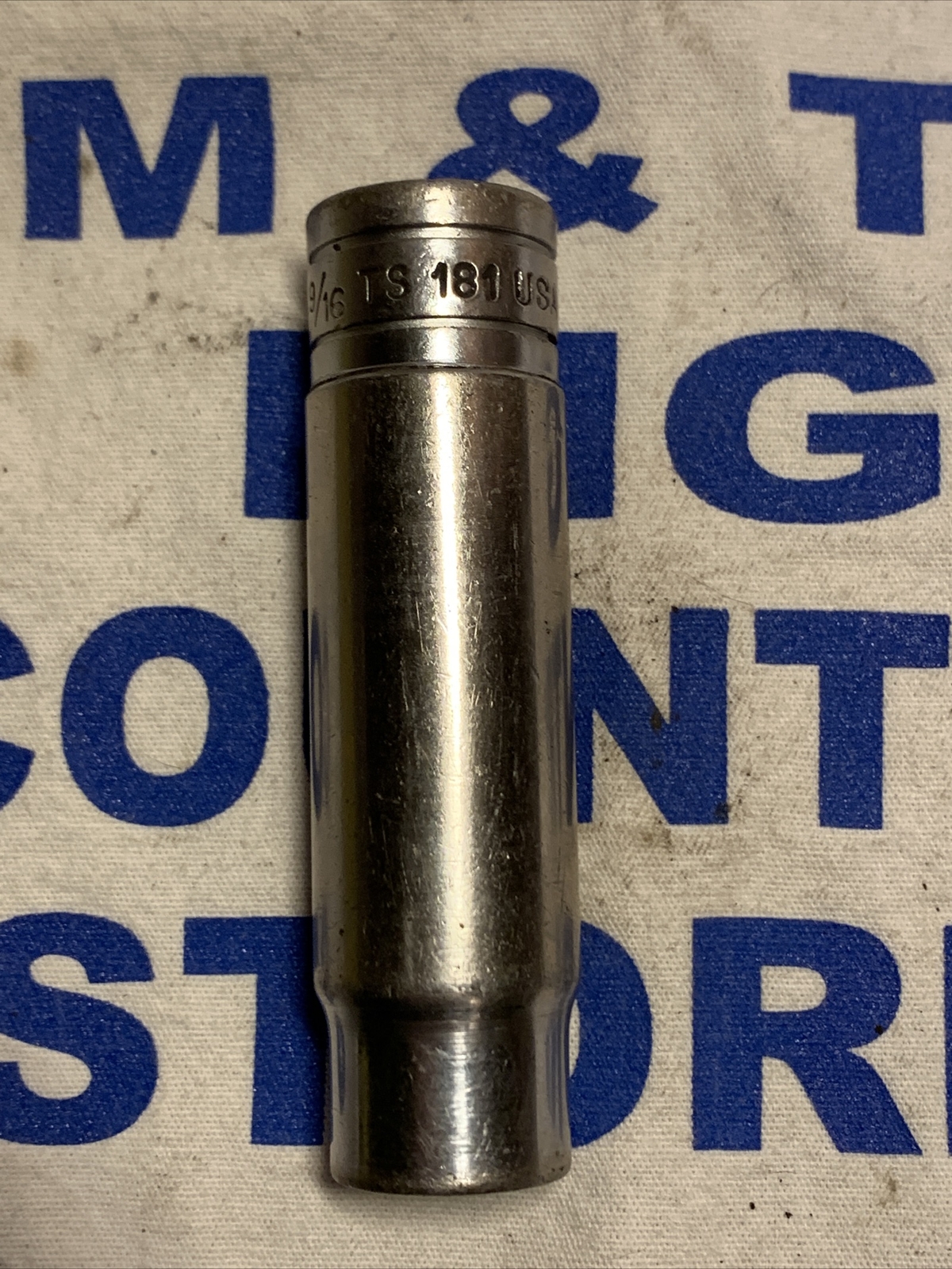 Snap-on Tools USA 1/2″ Drive 6pt 9/16″ SAE Deep Chrome Socket TS181