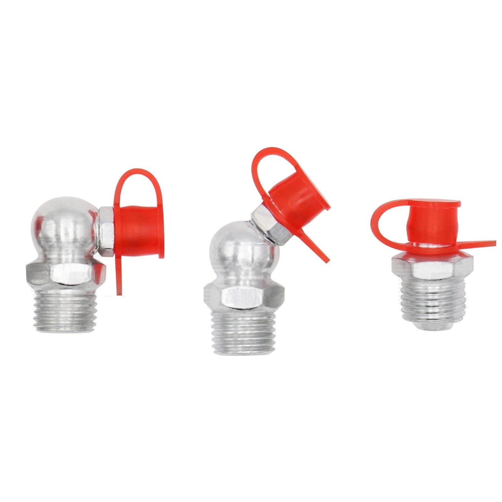 SAE 120 PCS Grease Fitting Set with 90 Degree and 45 Degree Zerks for Tool Use