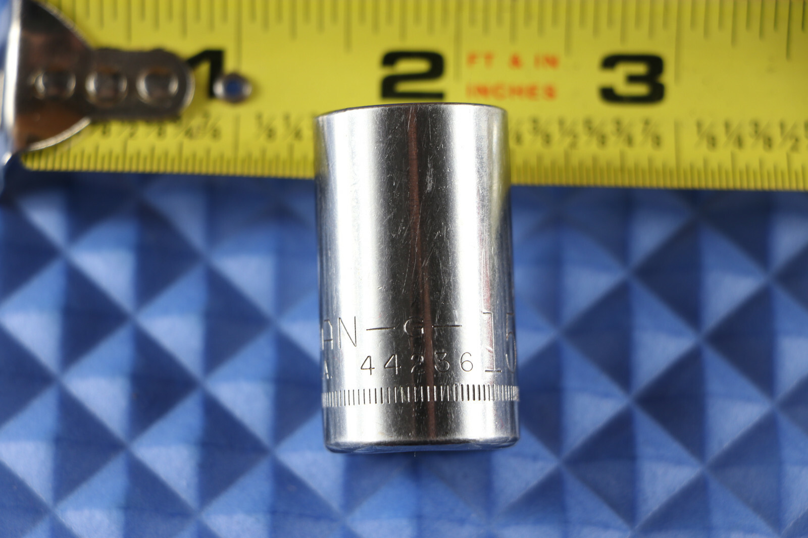 Craftsman 15MM Metric 1/2» Drive 12 Point Shallow Socket 44236 -G- USA