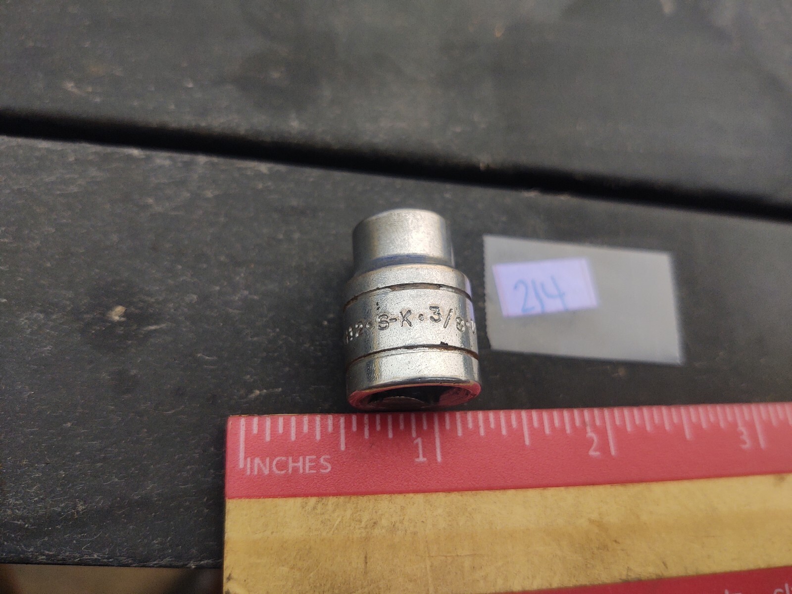 S-K 3/8″ X 3/8″ 6 Point Socket Ratchet Tool USA 45112 SK Mechanic