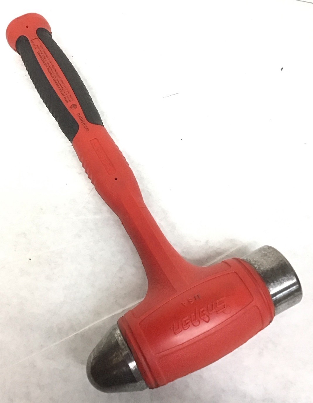 Snap-On Tools HBBD32 Red Ball Peen Dead Blow Hammer 32 Ounce. USA