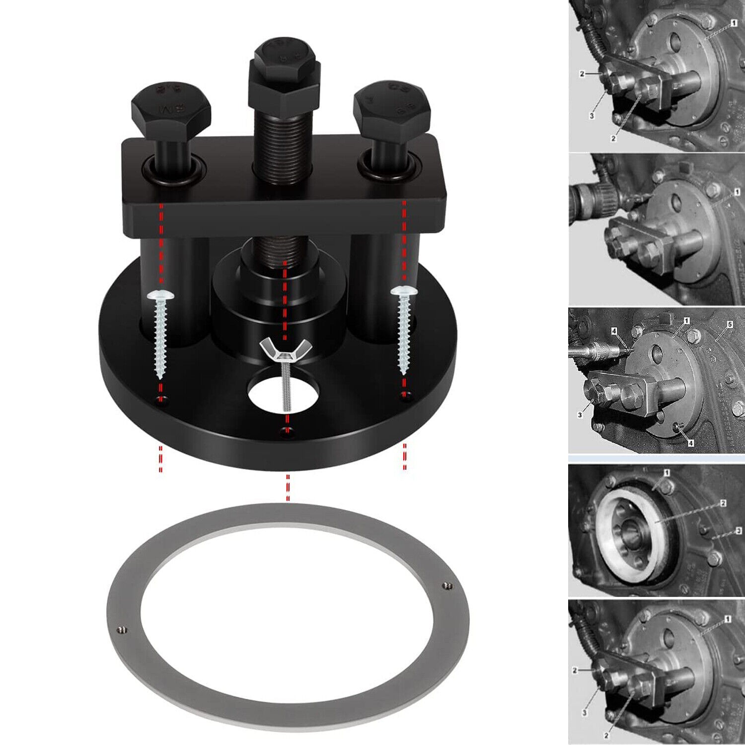 for Detroit Diesel DD13 DD15 Front Crankshaft Oil Seal Remover Installer Tool💐