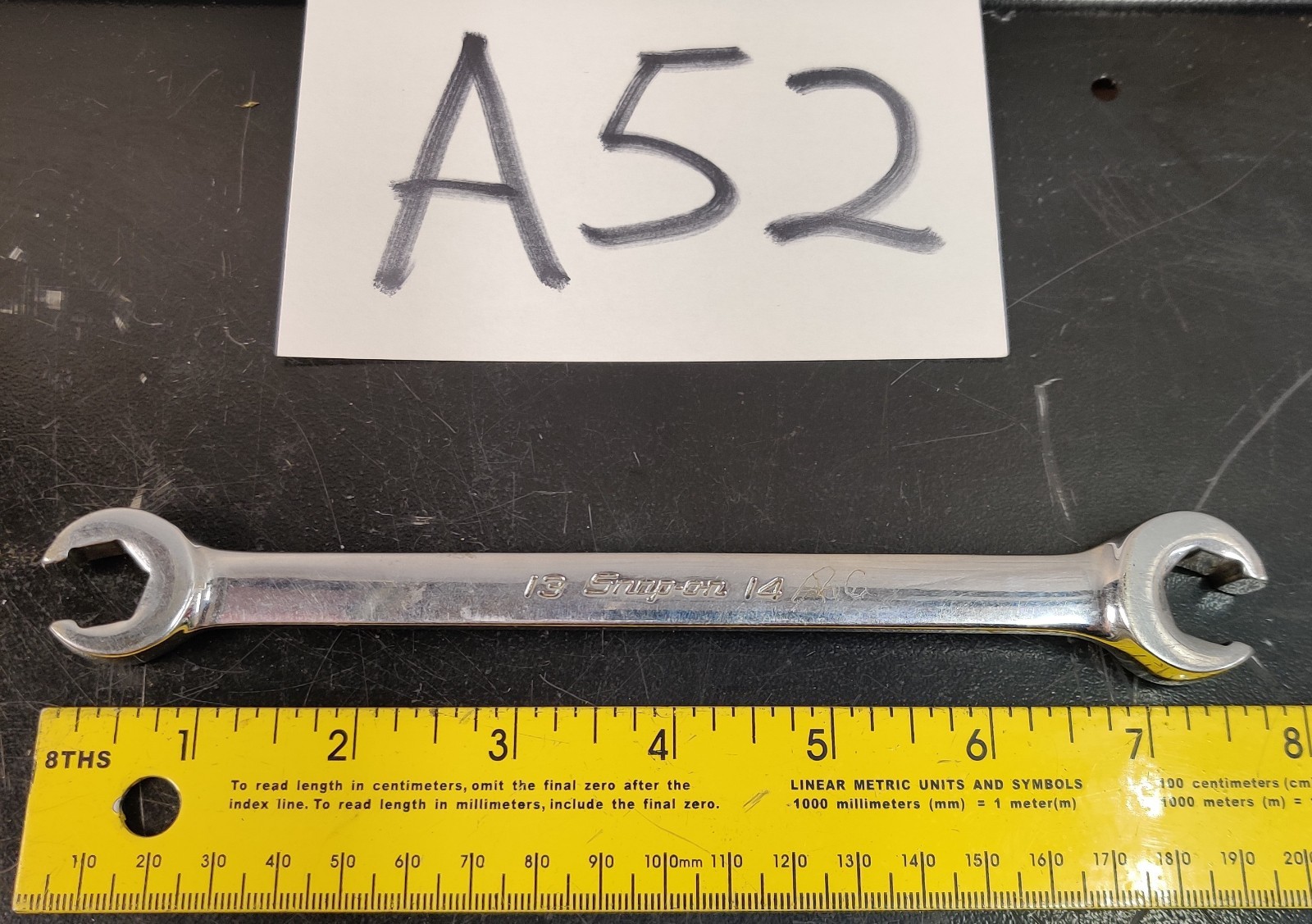 SNAP-ON TOOLS RXFMS1314A 13mm/14mm 6pt Flare Nut Line Wrench METRIC – FREE SHIP