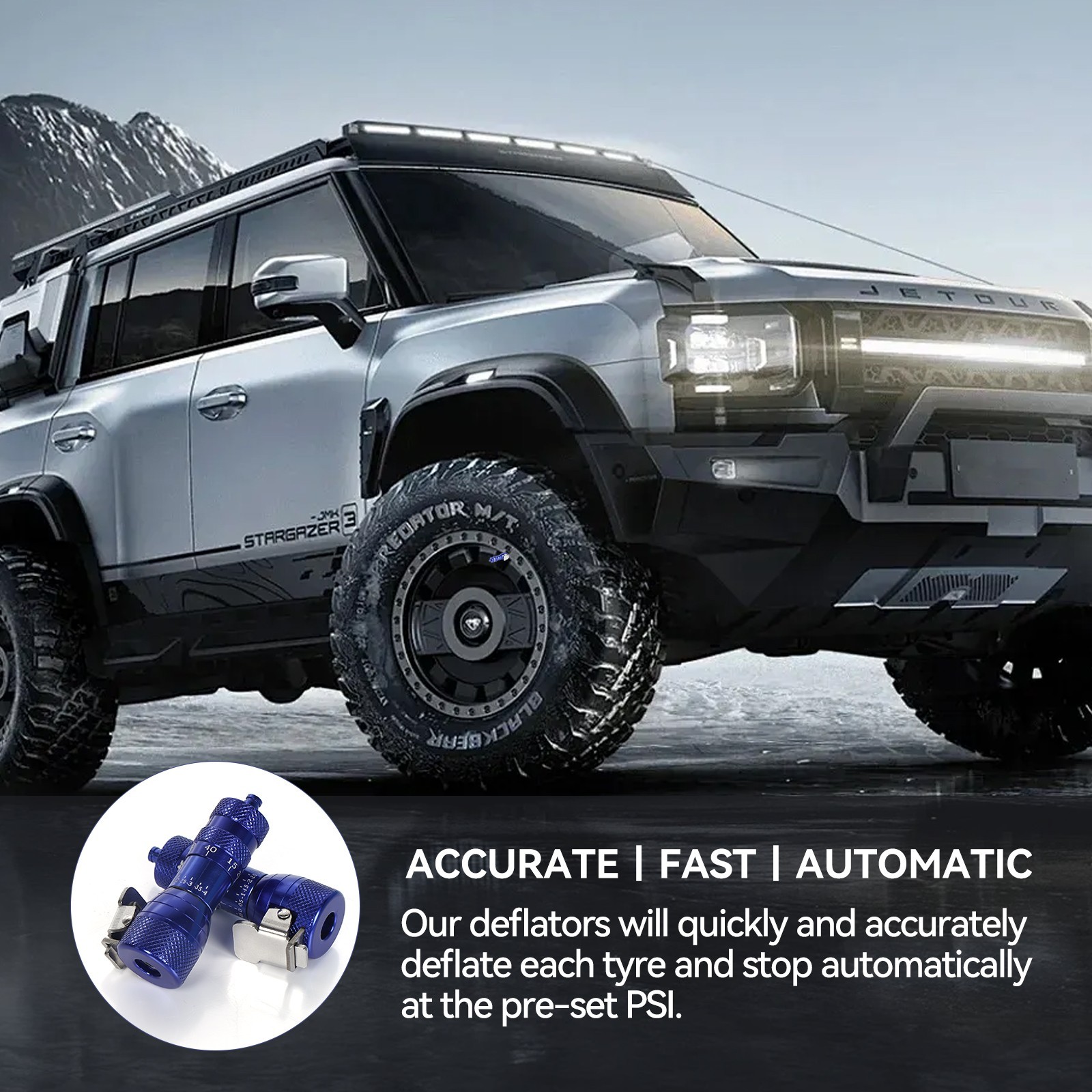 Quick Connect Tire Deflators for Off-Roading & Sand Driving – VTONSPORTS