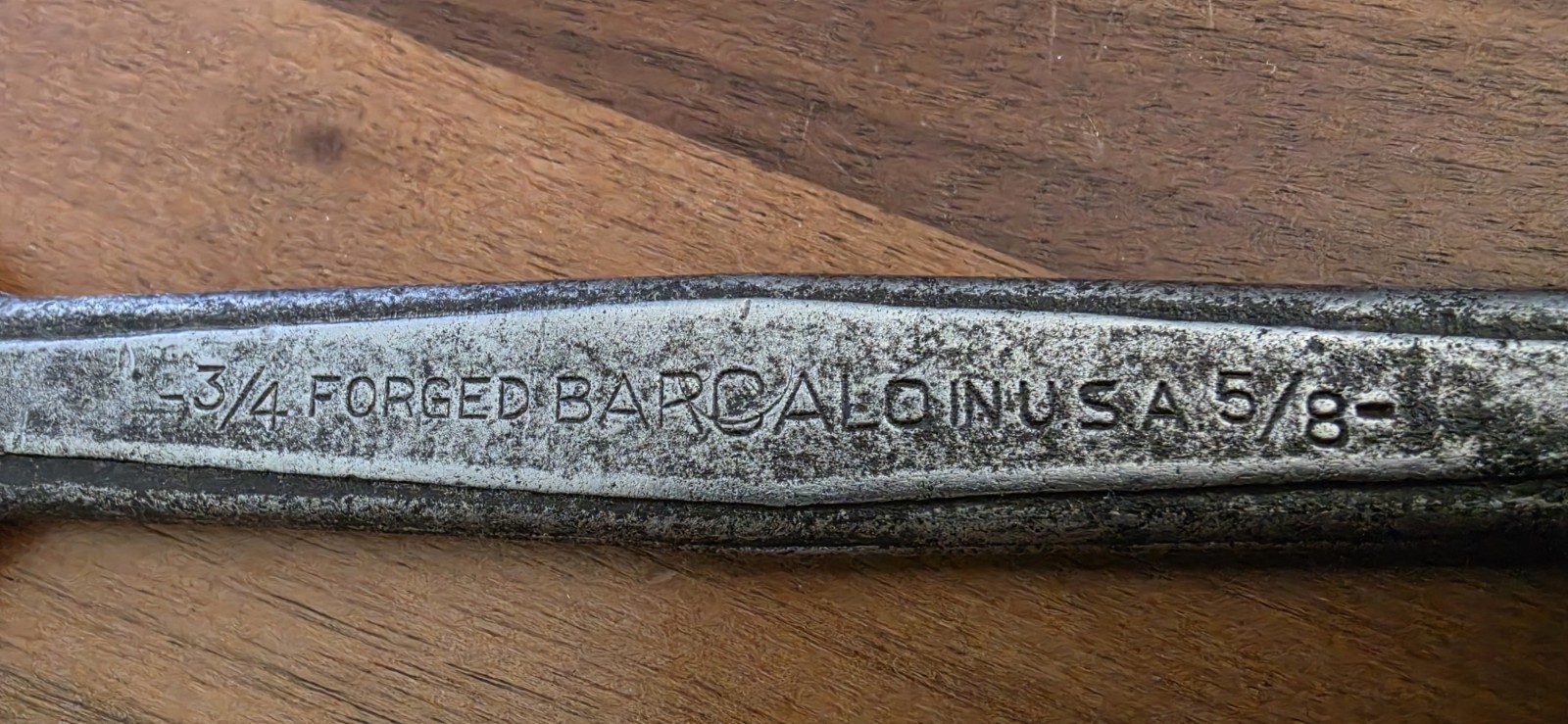 Vintage Barcalo Buffalo Open End Wrench 3/4″ & 5/8″ Forged USA