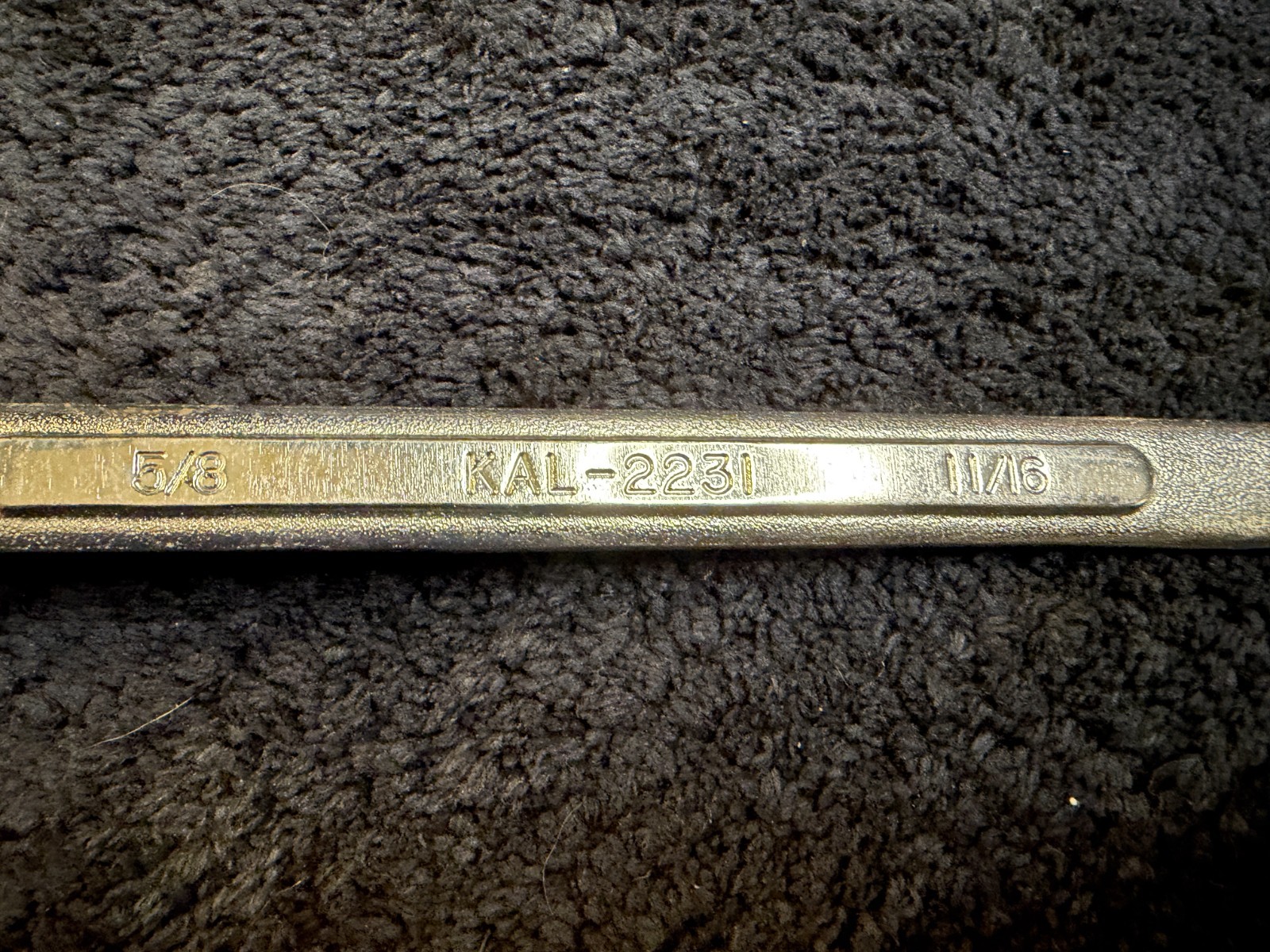 KAL 2231 Double Box-End Wrench 5/8 X 11/16 Japan See pictures!