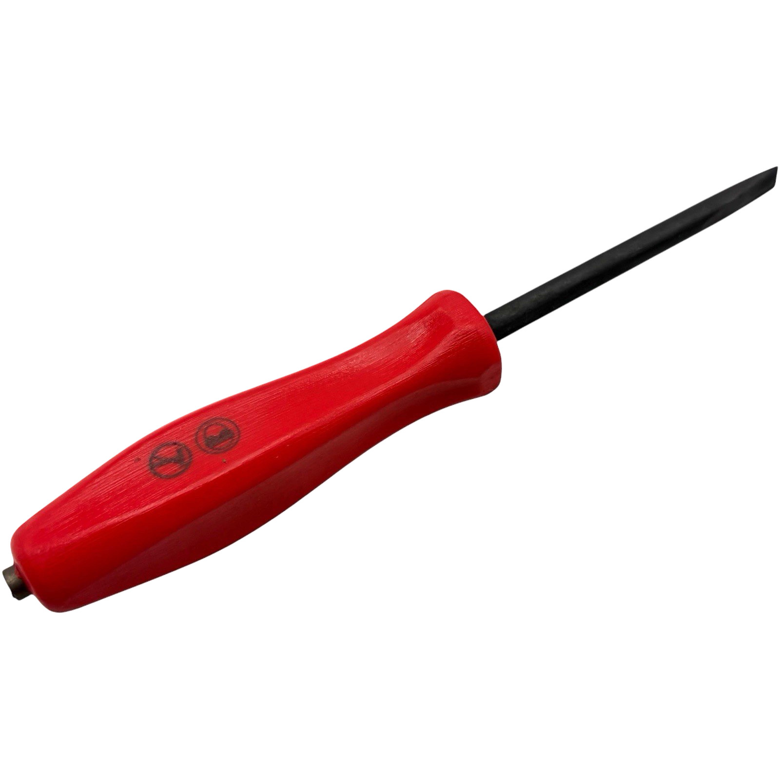Snap On Tools Mini Magnetic Pocket Pry Bar Red 5 inch Straight Blade