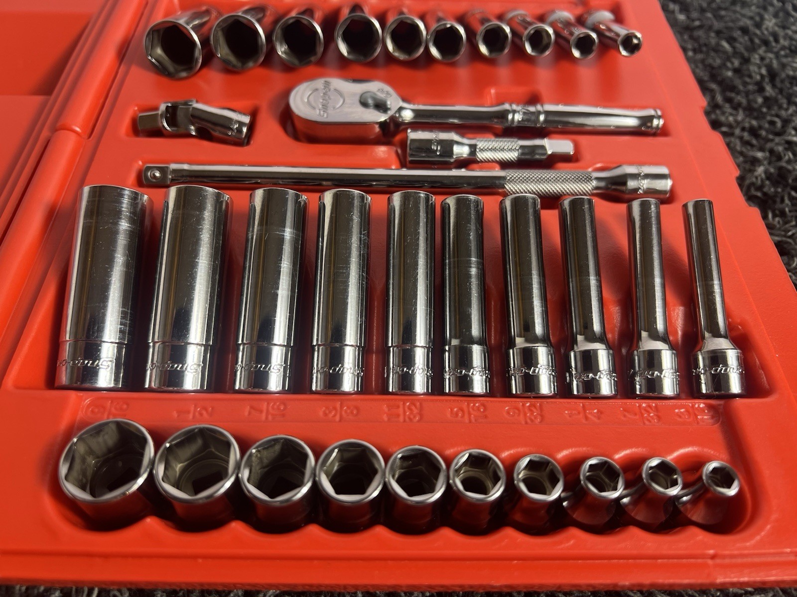 Snap-on 144TMPB 44pc 1/4” Drive 6pt General Service Set *Excellent*