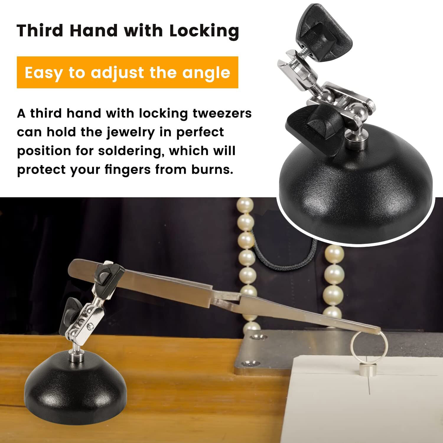 Jewelry Soldering Kit w/ Butane Torch,Third Hand,Tripod for Beginner Silversmith