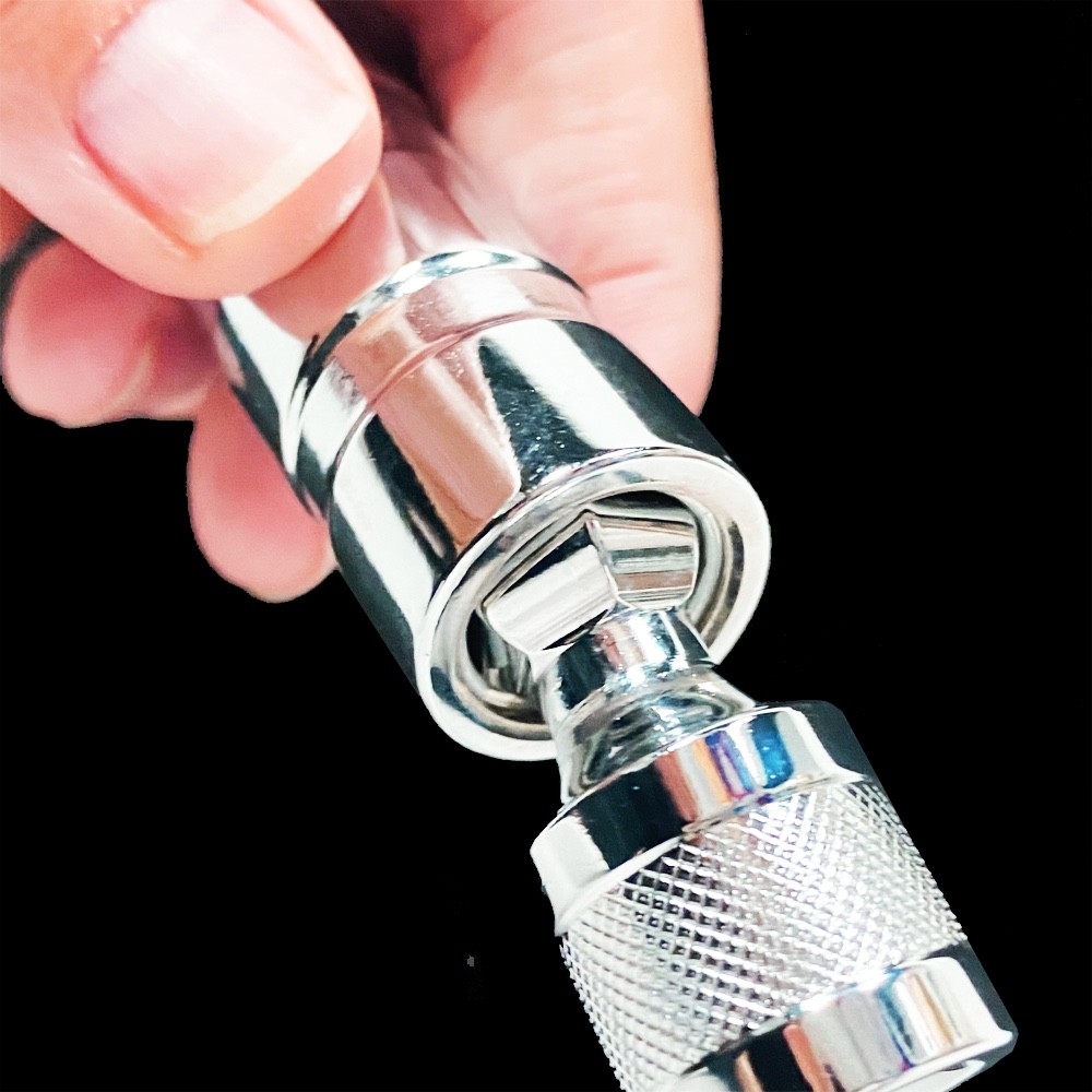 14mm & 16mm Thin Wall Magnetic Swivel Spark Plug Socket 12-Point Removal Tool