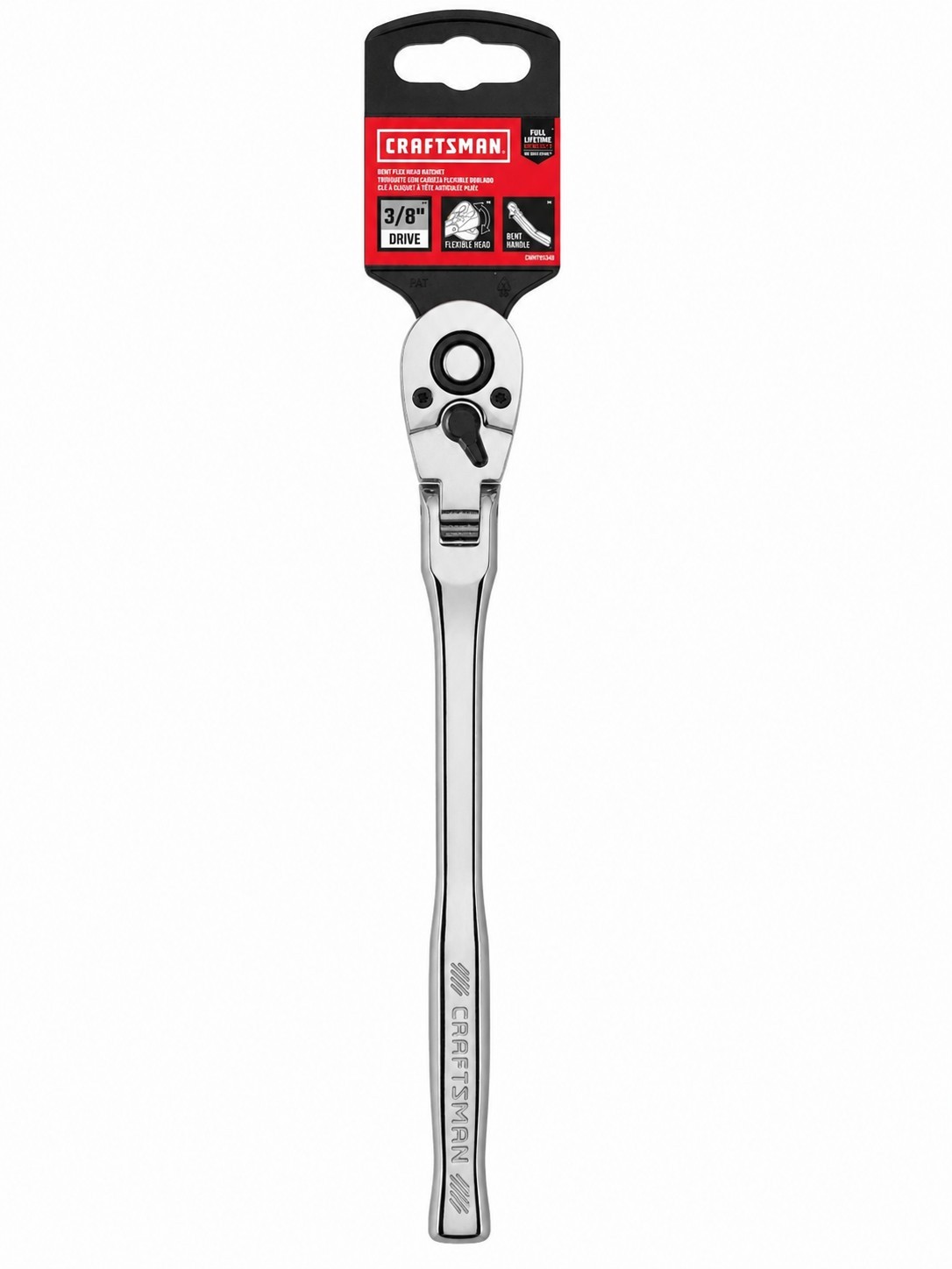 NEW Craftsman 3/8 Bent Handle Flex Head Ratchet 72 Tooth