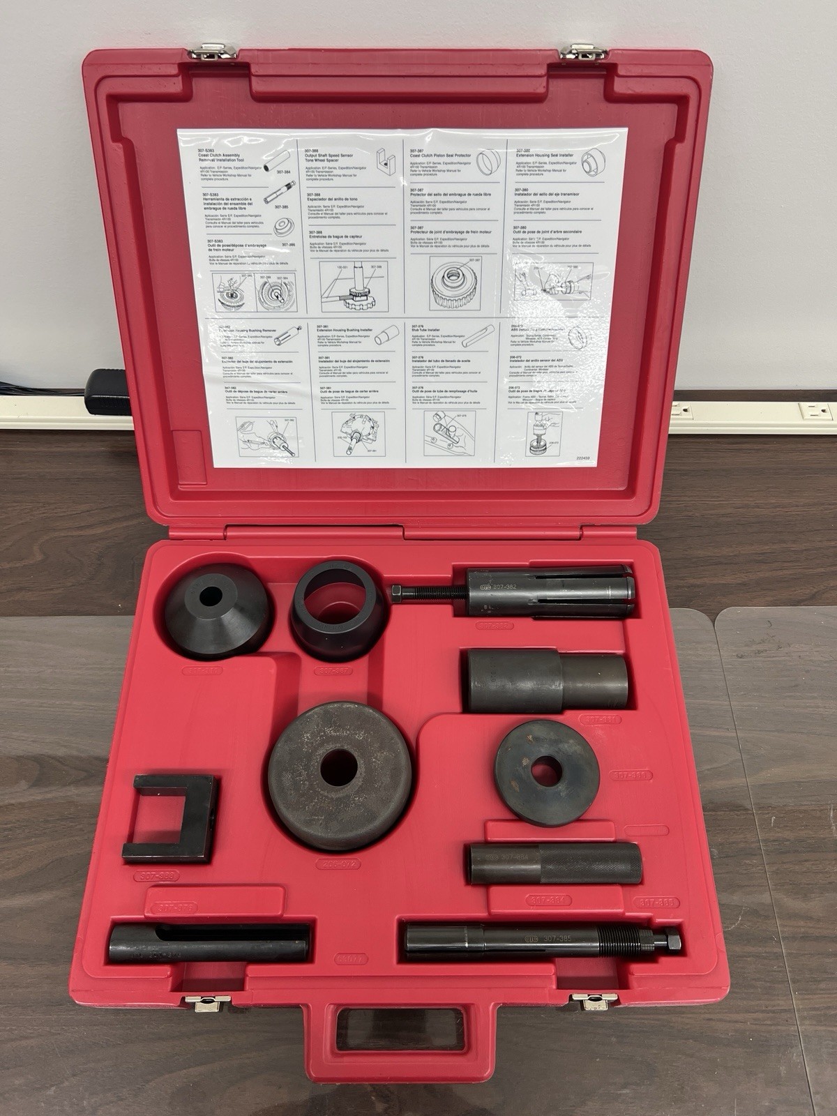 Ford Rotunda T99T-1000-C Tool Kit 307-S383 307-384 307-385 307-386 307-381 206