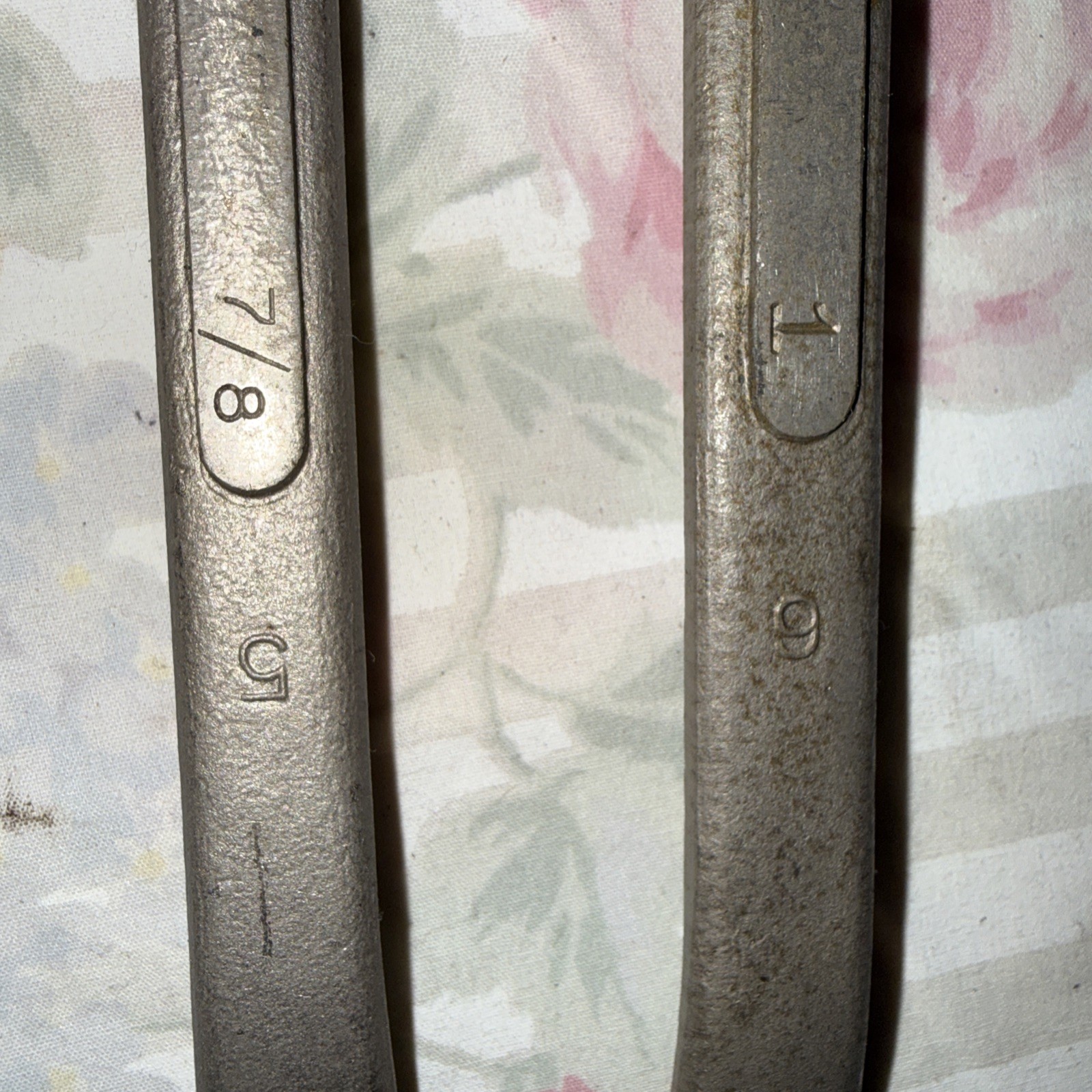 Vintage Artisan Box End Wrench’s #5&6. 15/16-1” And 13/16-7/8.
