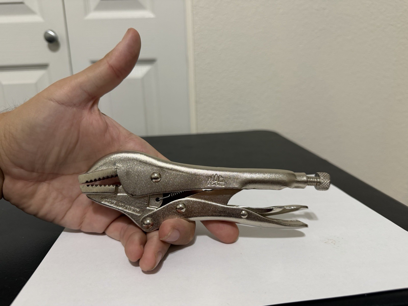 MAC TOOLS MLP7SJ 7″ Straight Jaw Locking Pliers Vice Grip Free Shipping