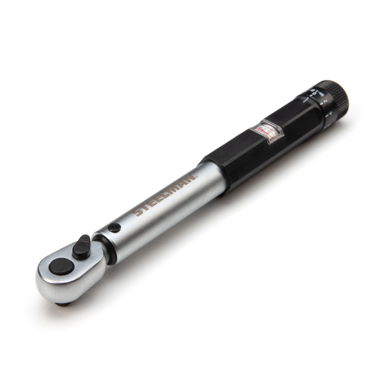 Steelman 1/4 in. Drive Adjustable Torque Wrench, 30 to 150 Inch Pounds 96196-B