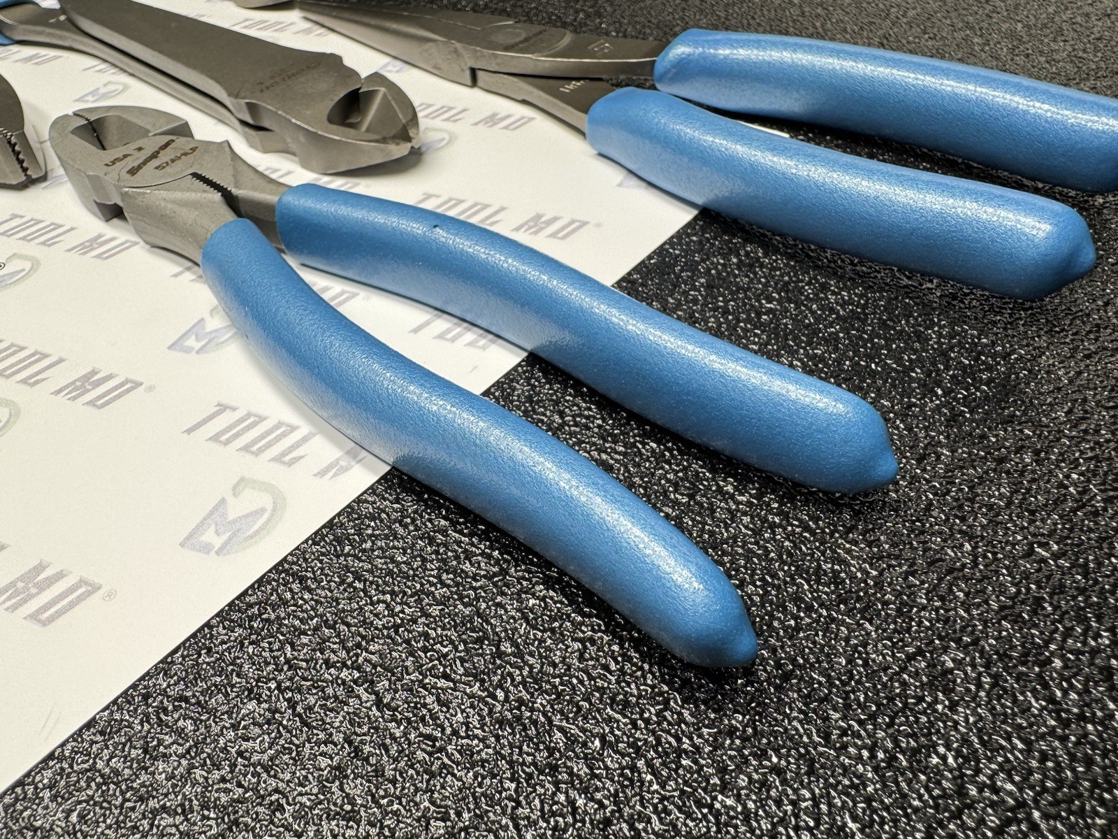 Snap-on Tools USA NOS RARE 5pc PEARL BLUE Plier & Heavy-Duty Cutter Set 312CF