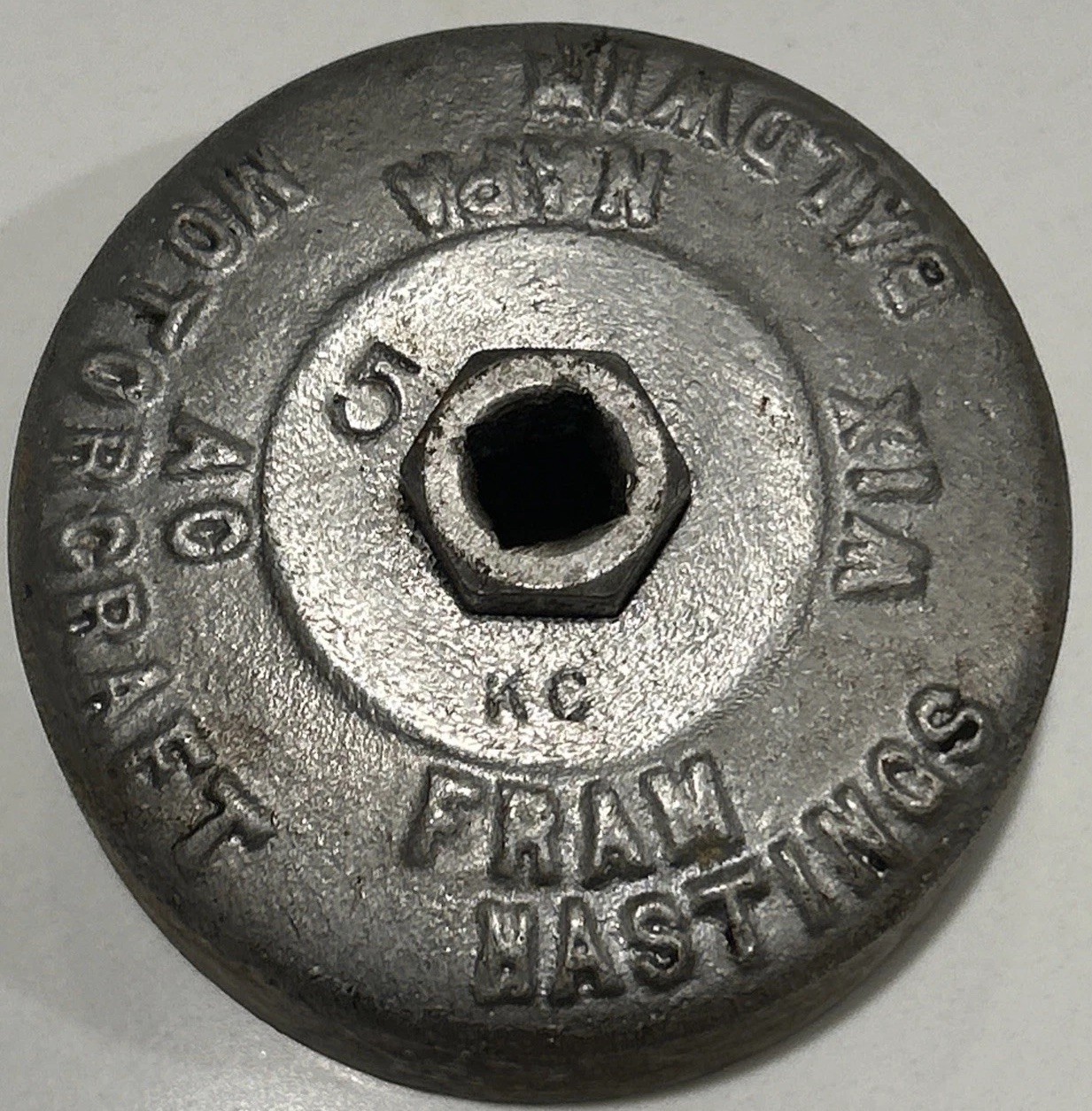 VTG KC Oil Filter Cap Wrench 3″ 75mm Motorcraft Fram Hastings Wix NAPA Baldwin