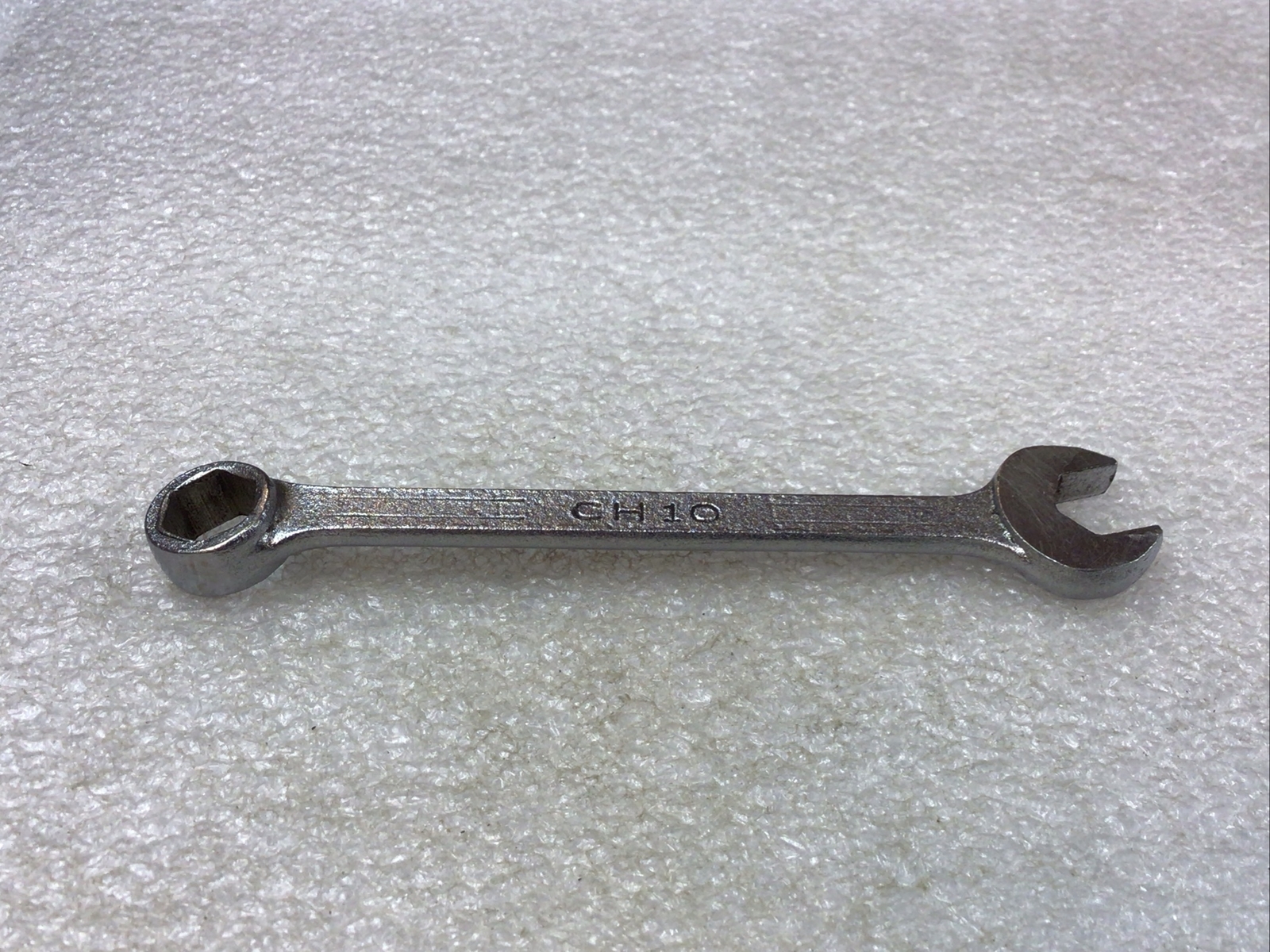 MAC TOOLS#CH10 – 5/16”, SAE, 6 PT., CHROME, SHORT, COMBO. WRENCH (Sabina Ohio)