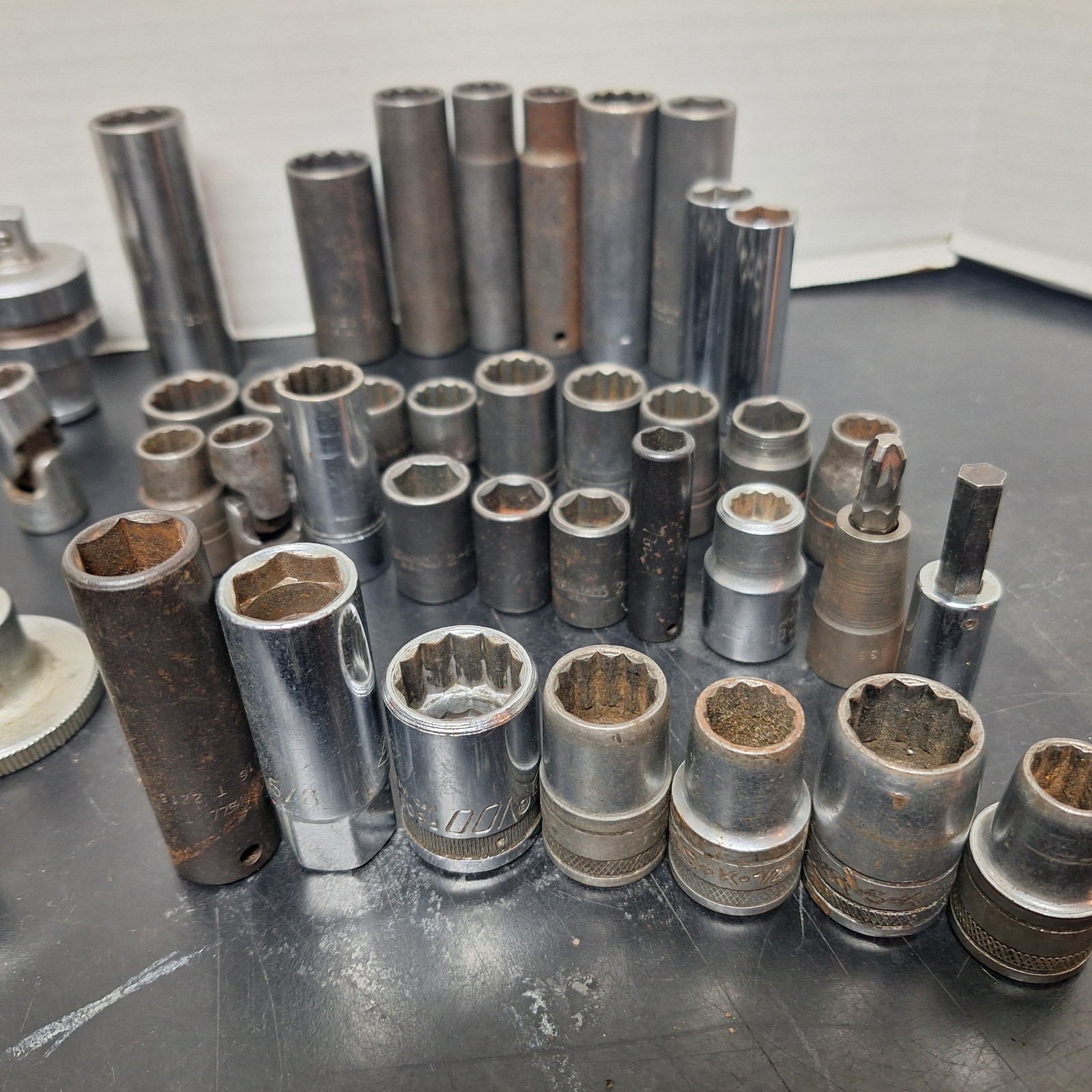 Lot Of USA Made Sockets And Things Multiple Brands And Sizes 81 Items