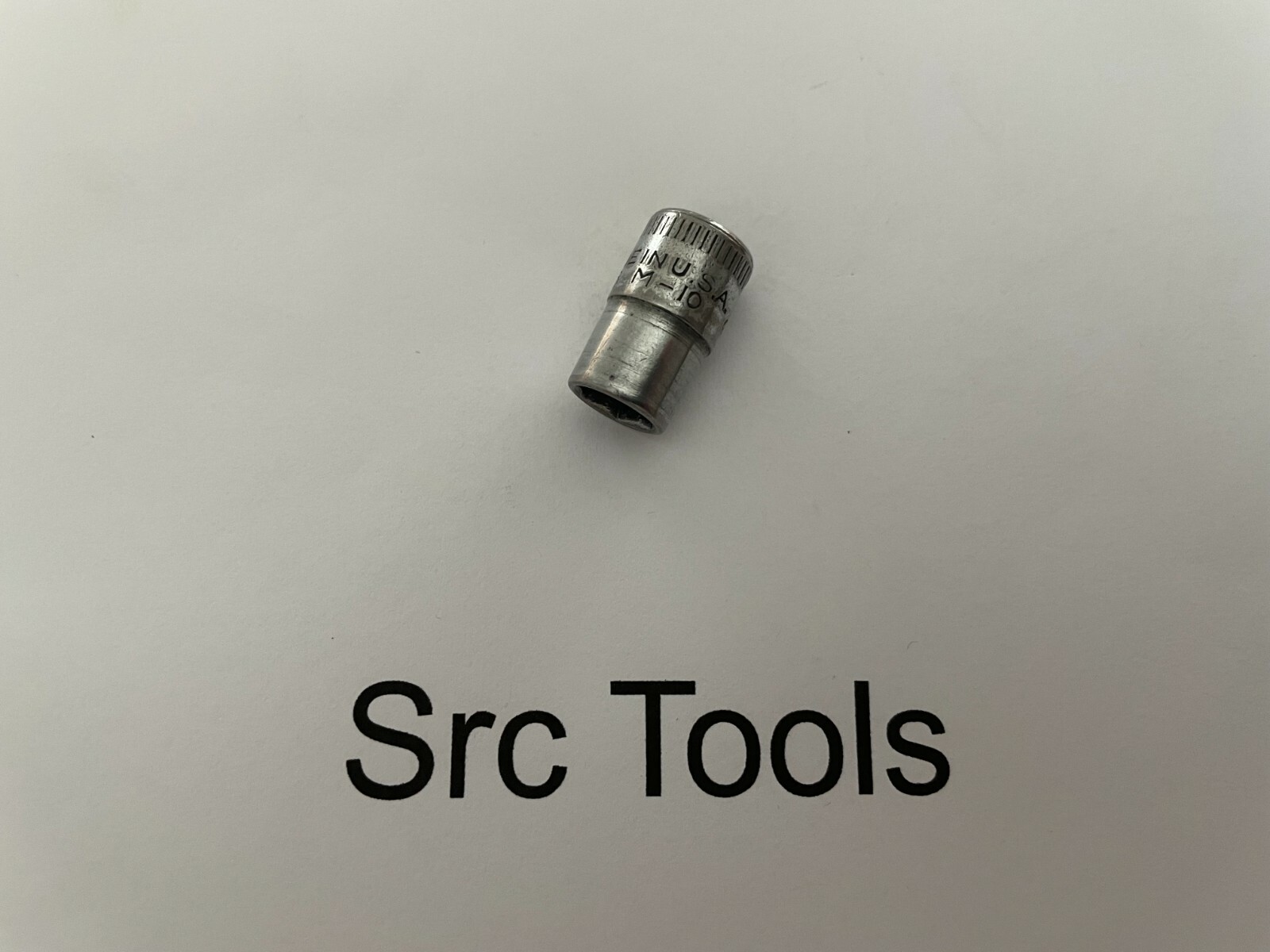 *RARE 1940* Snap-On Tools USA 9/32″ Driv 5/16″ SAE 6pt Midget Chrome Socket M-10