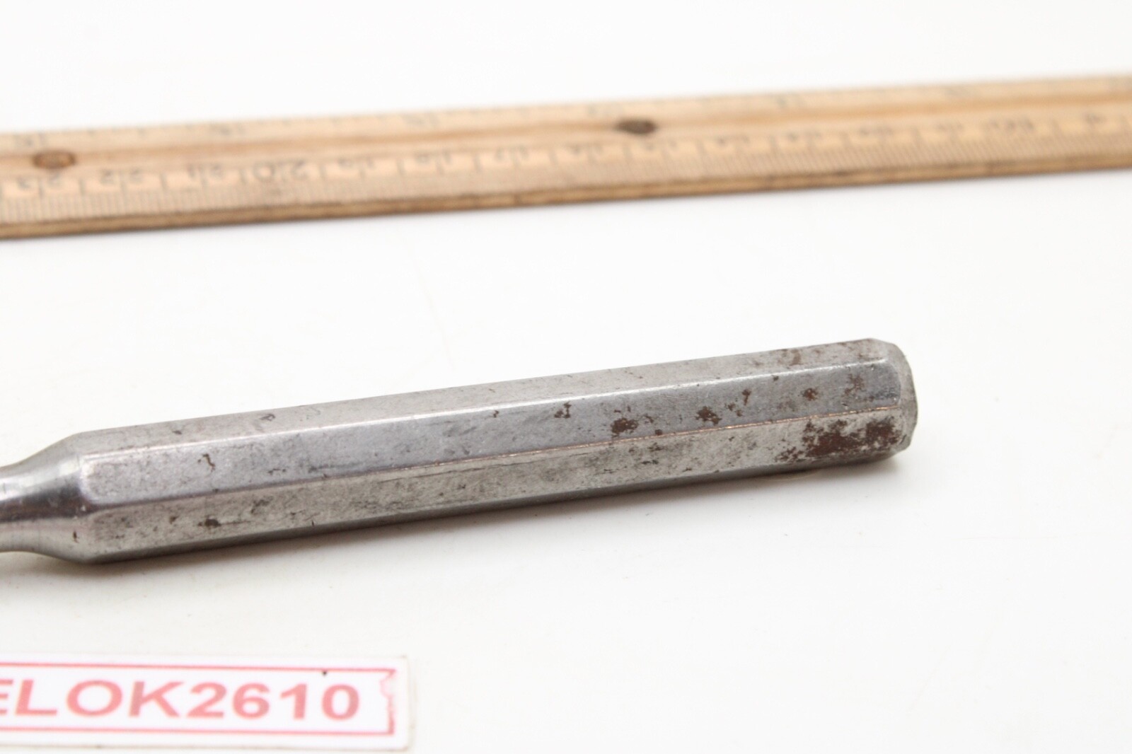 Unbranded 1/4″ Drift Pin Punch 6.25″ Long Hexagonal Grip Heavy Duty USA
