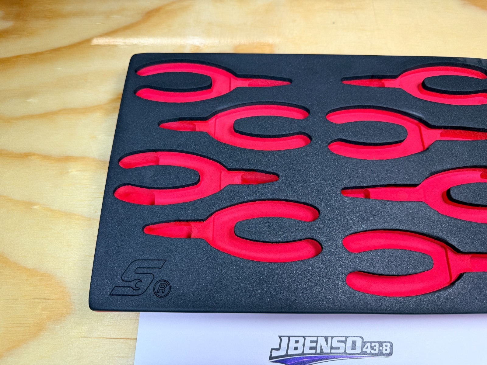 Snap-on Tools NEW RED FOAM ORGANIZER TRAY for 8pc Precision Plier Sets
