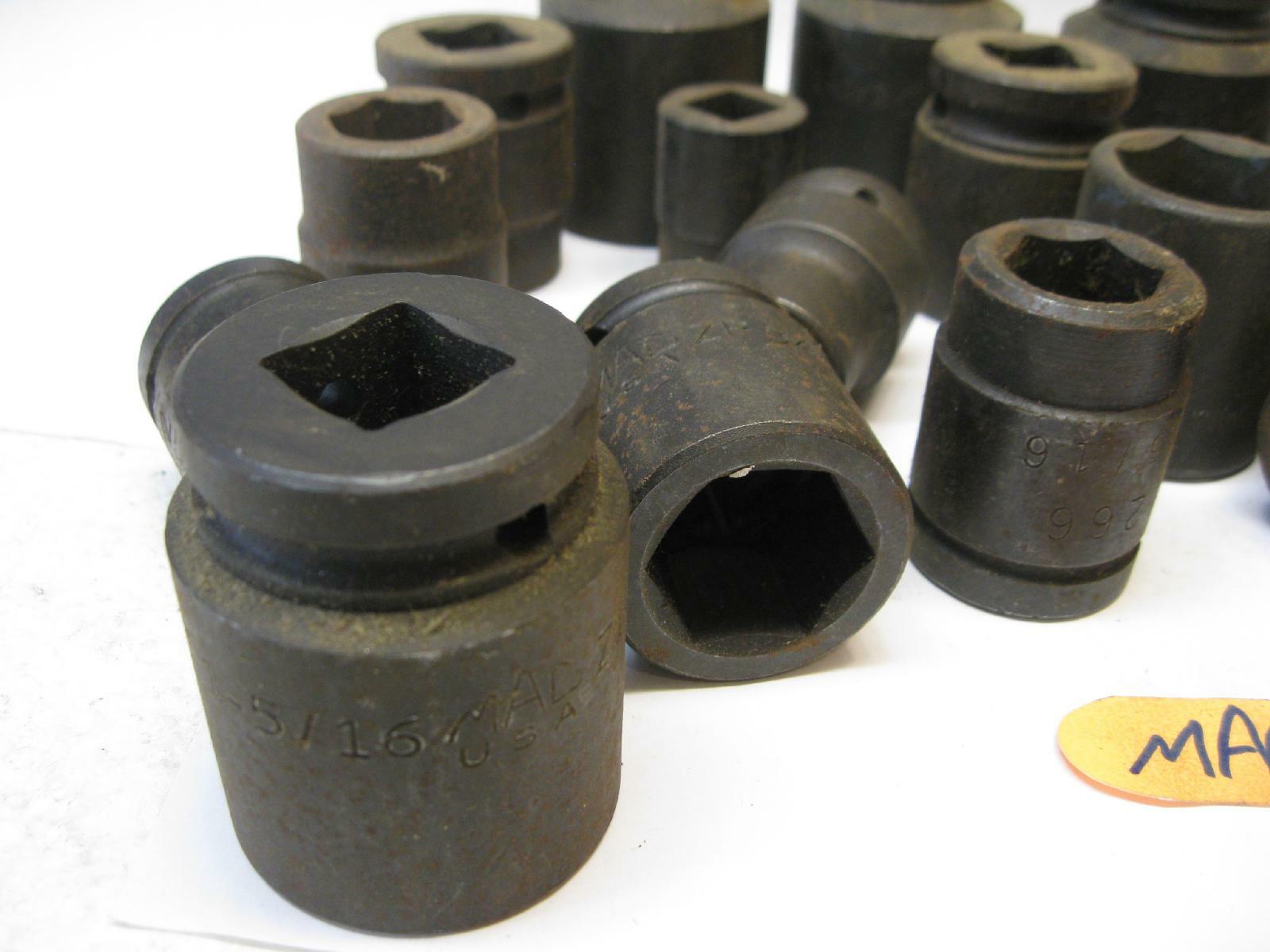 Mac tools 3/4″ drive Impact Sockets. 7/8in. 1-1/8in. 1-1/16in. Sold Each. New!