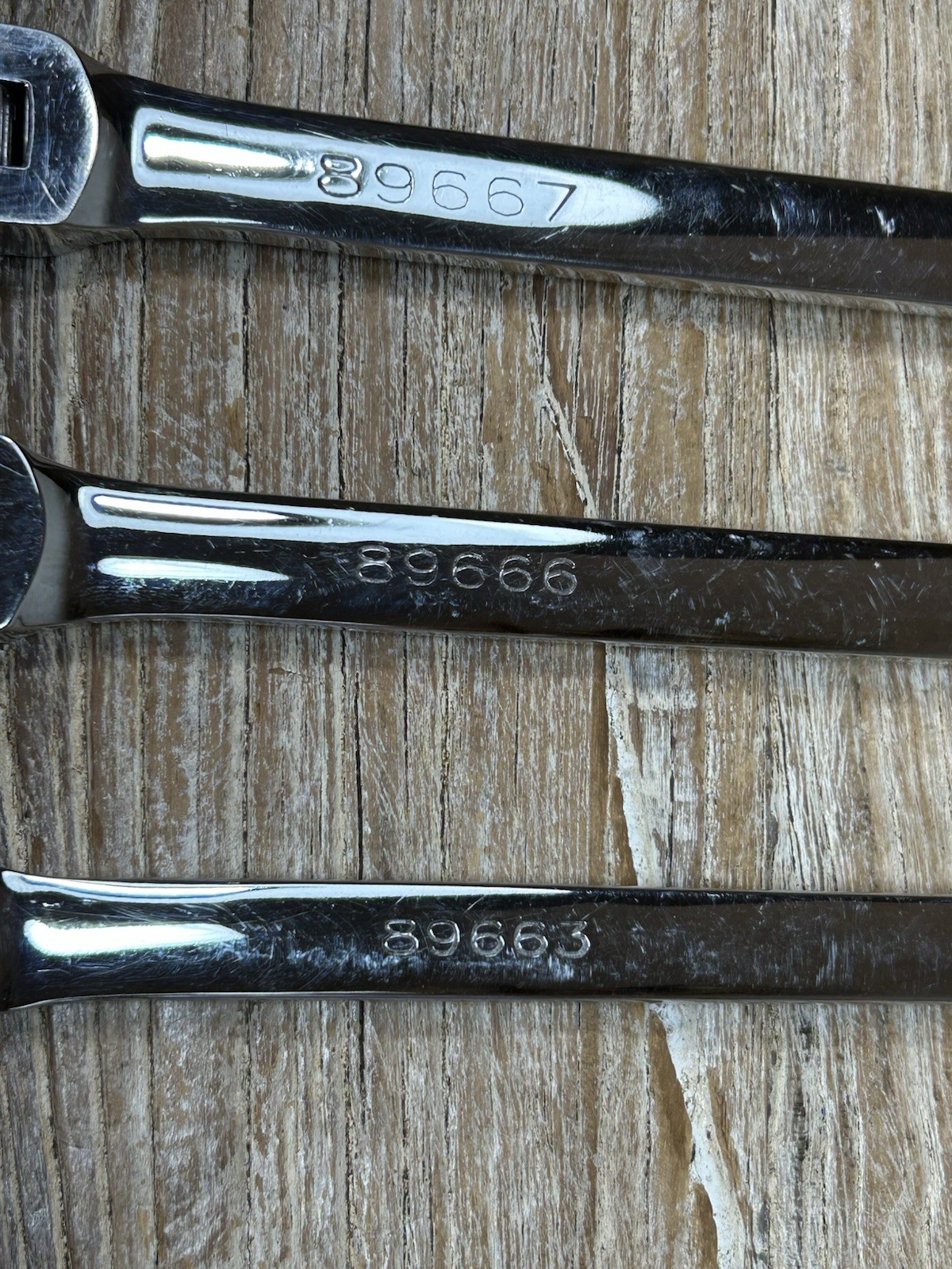 SK Tool USA XXL Double Box Flex Spline G-Pro RATCHETING Wrench Lot 13-19mm VG FS