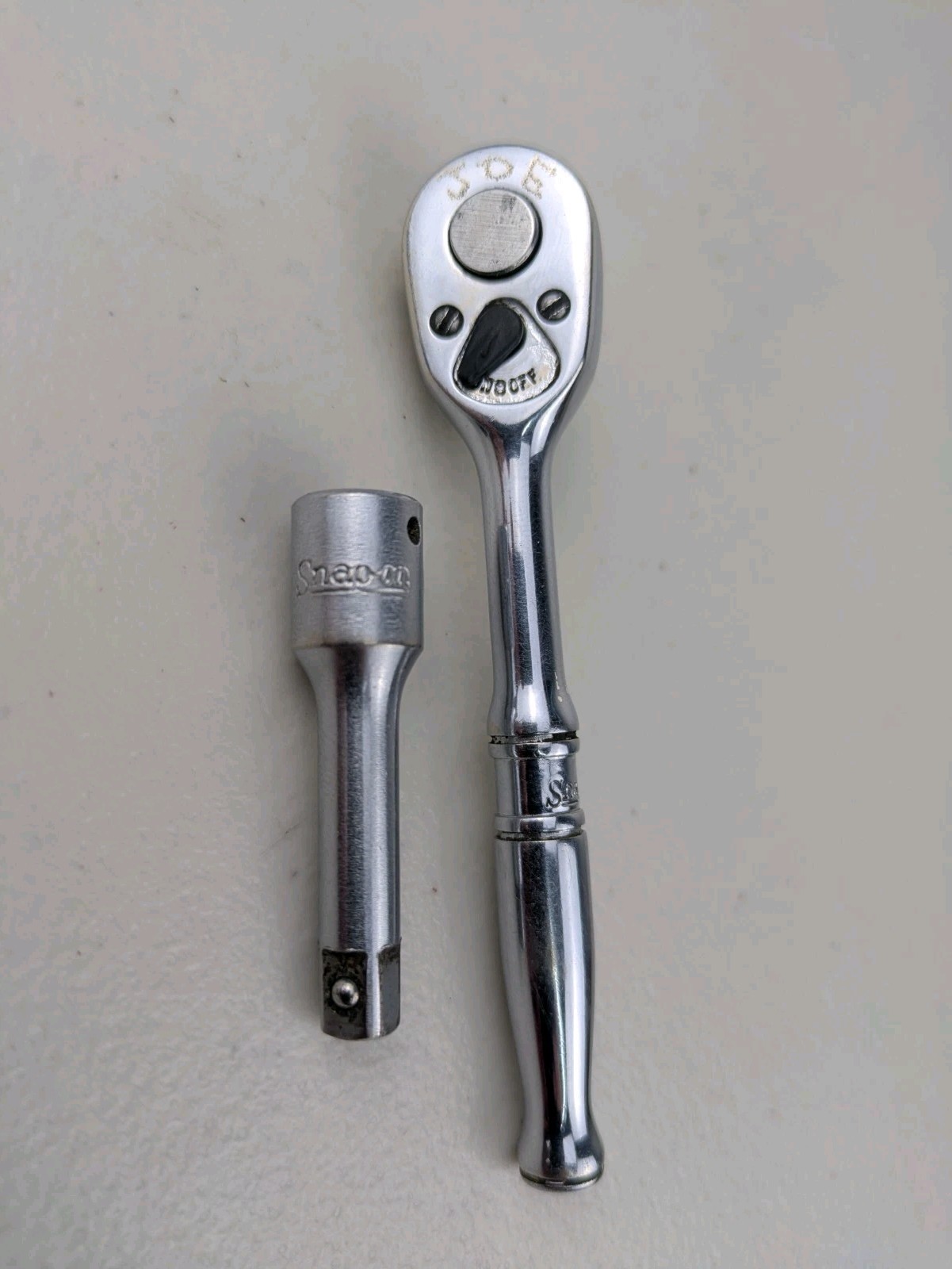 Snap-On USA 4.5″ Short Stubby Compact 1/4″ Ratchet FM70 Extension TM-2