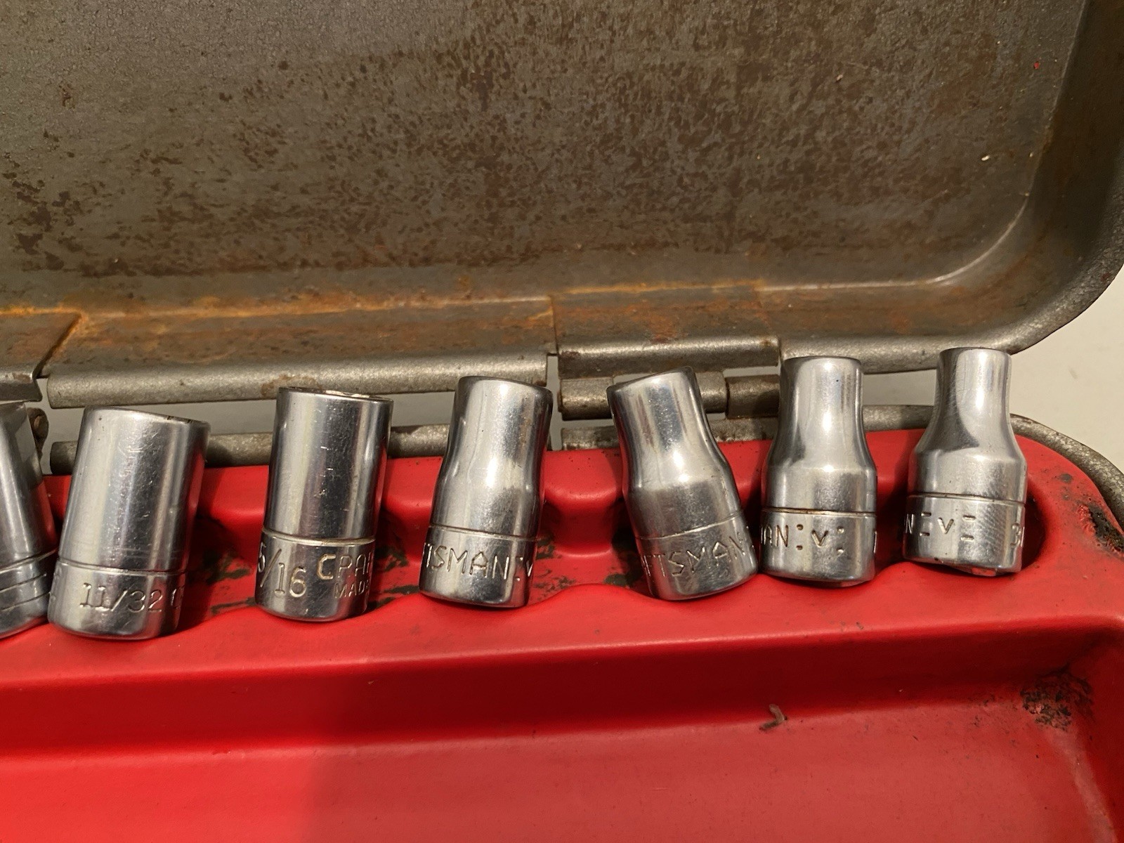 Vintage Craftsman 1/4”-Drive 14pc Socket Ratchet Set