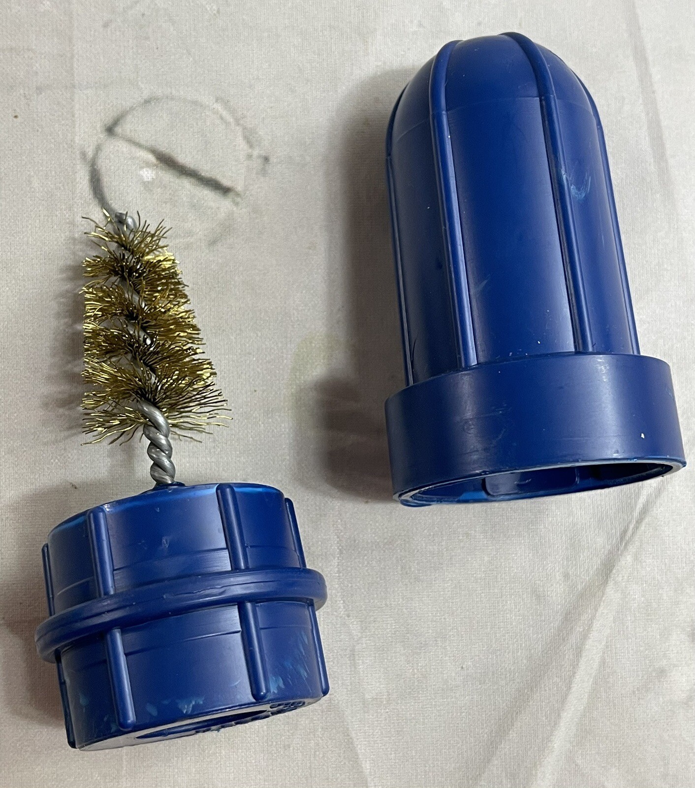 PAIR Battery Terminal Post Cable Cleaner & Wire Hand Brush 2 Piece -Made in USA