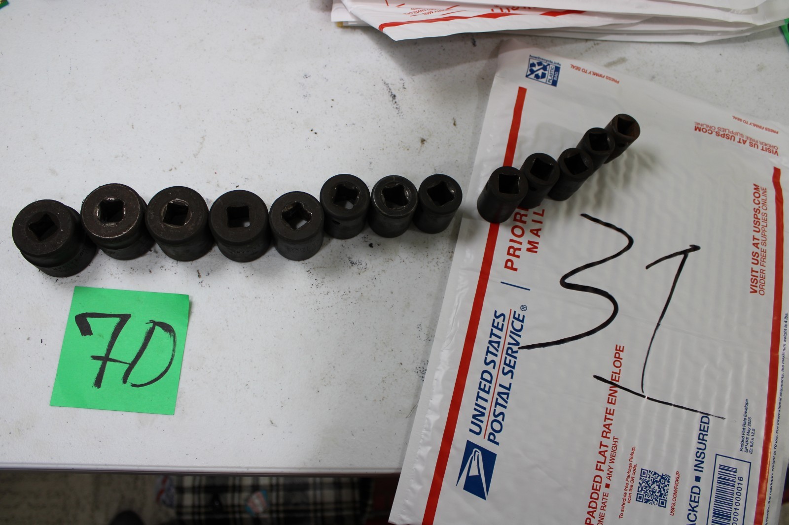 Sunex 7/16 to 1 1/4 Impact Set 1/2in drive Short