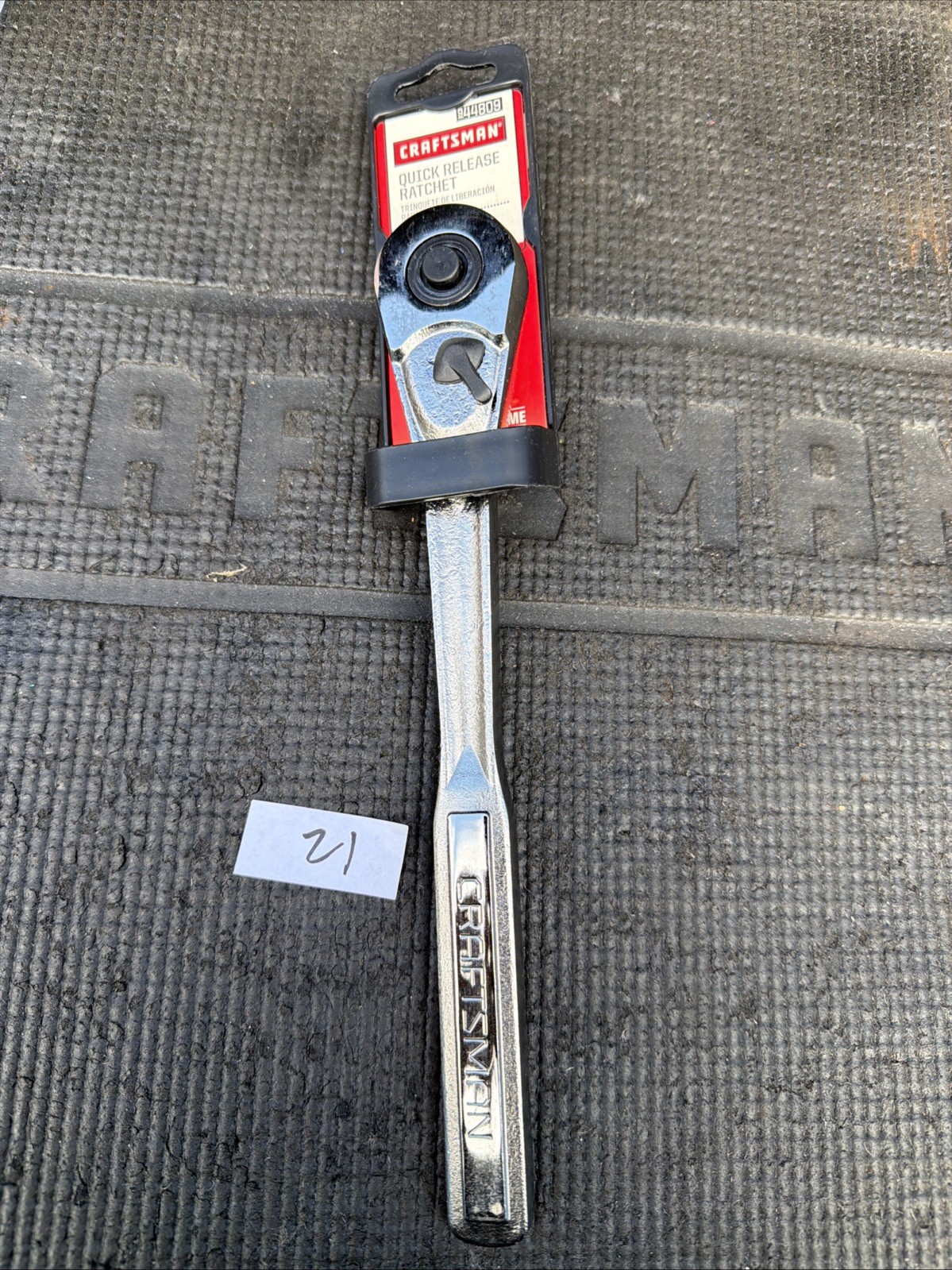 Sexy Sears Craftsman USA Nos 1/2” Drive Ratchet 44809 On Hang Tag K6AA