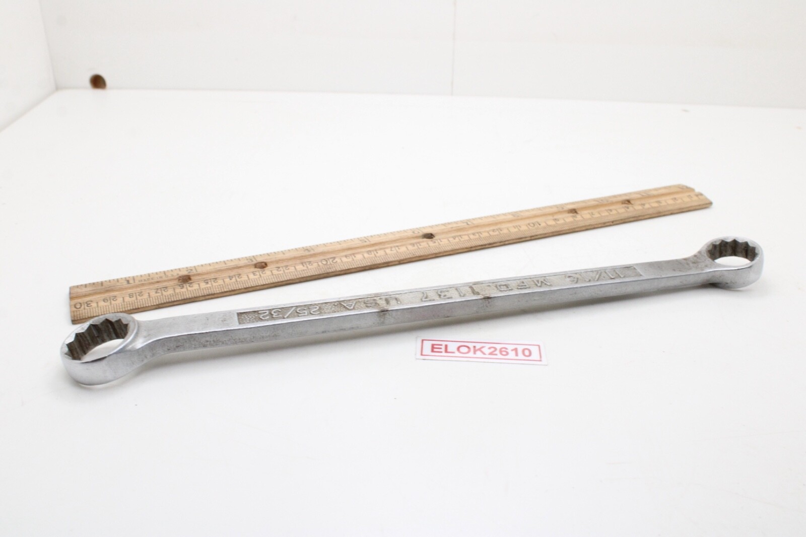 Plomb 1137 25/32″ X 11/16″ 12 Point SAE Box End Wrench 11″ Long USA