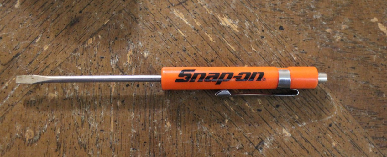 Snap On Tools FL80 3/8″ Drive 10” Long with Flat Head Pocket Screwdriver