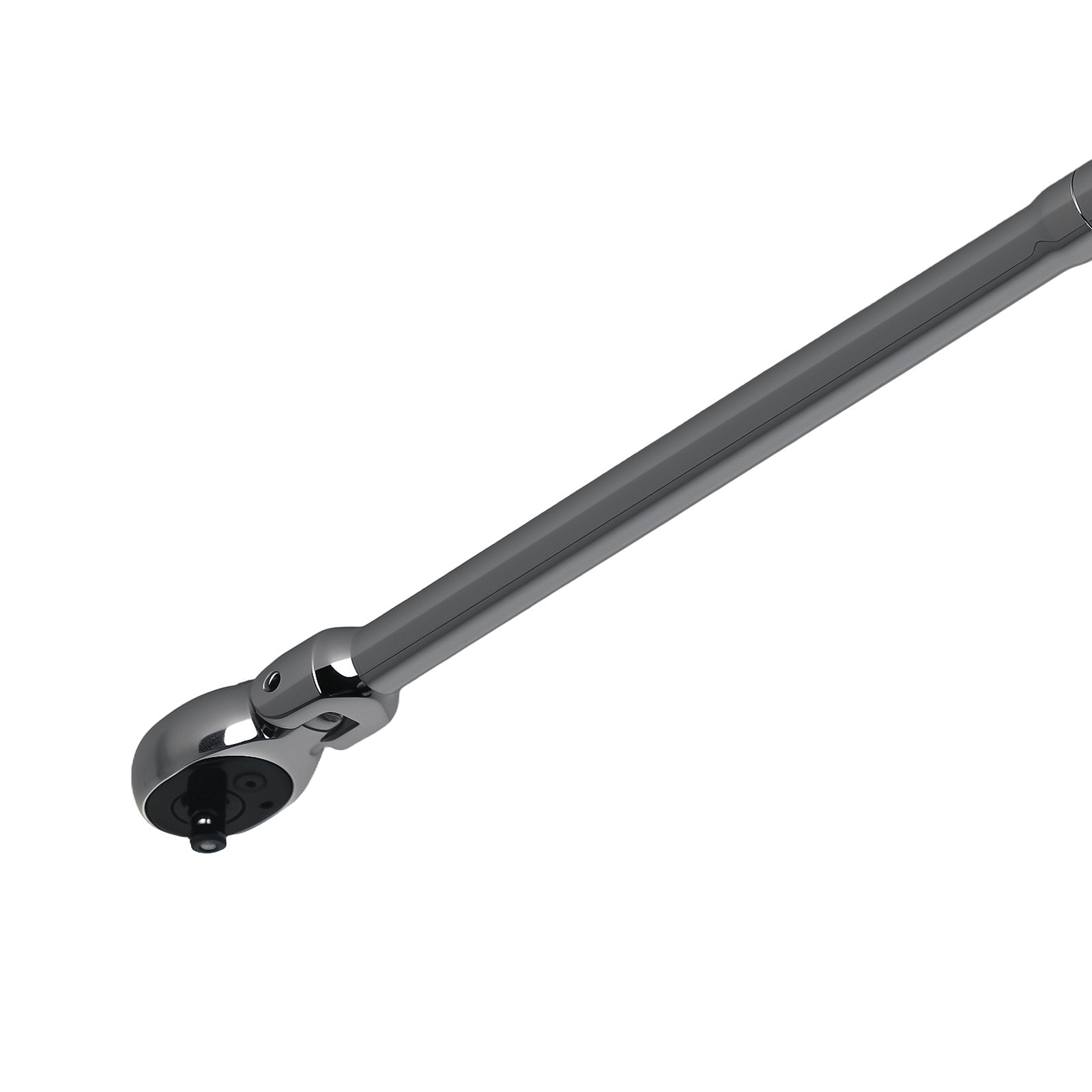 1/4in Drive Flex Head Ratchet 72-Tooth Quick Release 12in Long Handle