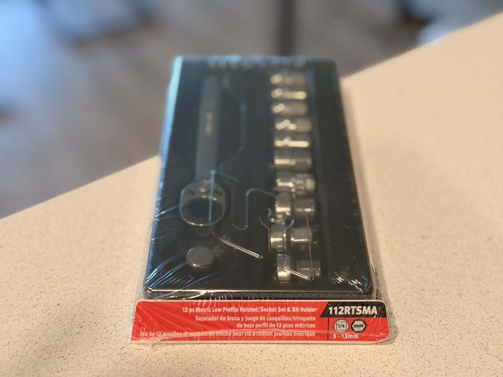 Snap-on 112RTSMA 12pc 1/4″ Low Profile Flank Drive Socket Ratchet Set 5–13 mm