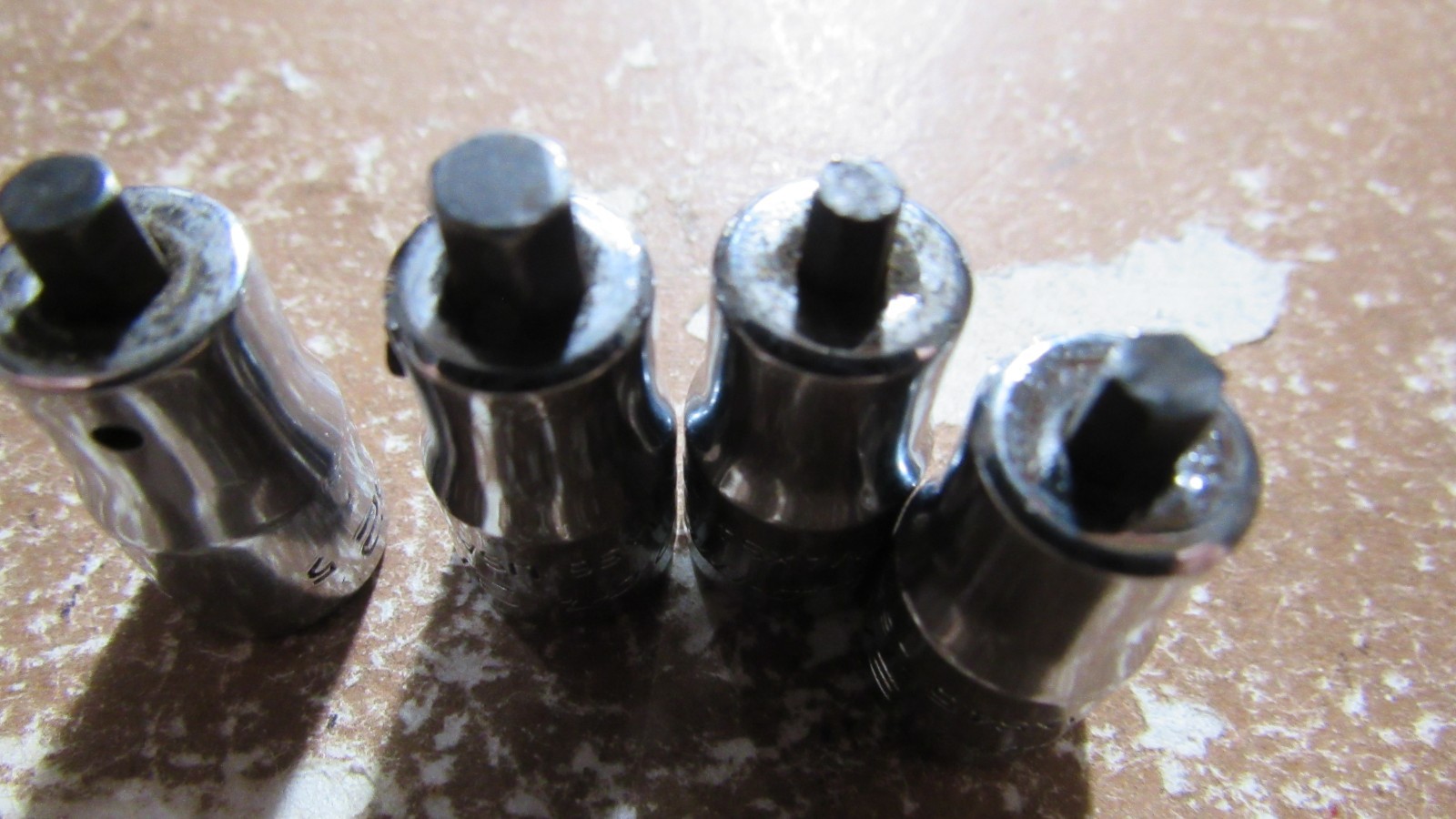 Snap On SAE Stubby Hex Drivers Set of 4 TMAXS4 TMAXS4.5 TMAXS5 TMASX6