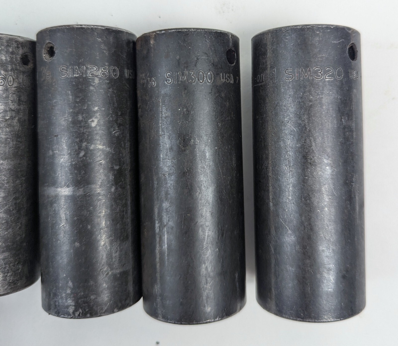 Snap-On SIM160 (1/2″) Thru SIM320 (1″) – 9 Piece – 1/2″ Drive SAE Impact Sockets