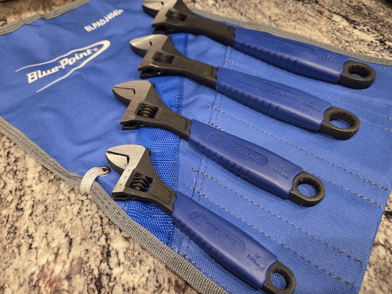 Blue Point By Snapon Tools 4 pc Soft Grip Adjustable Wrench Set (6-12″)