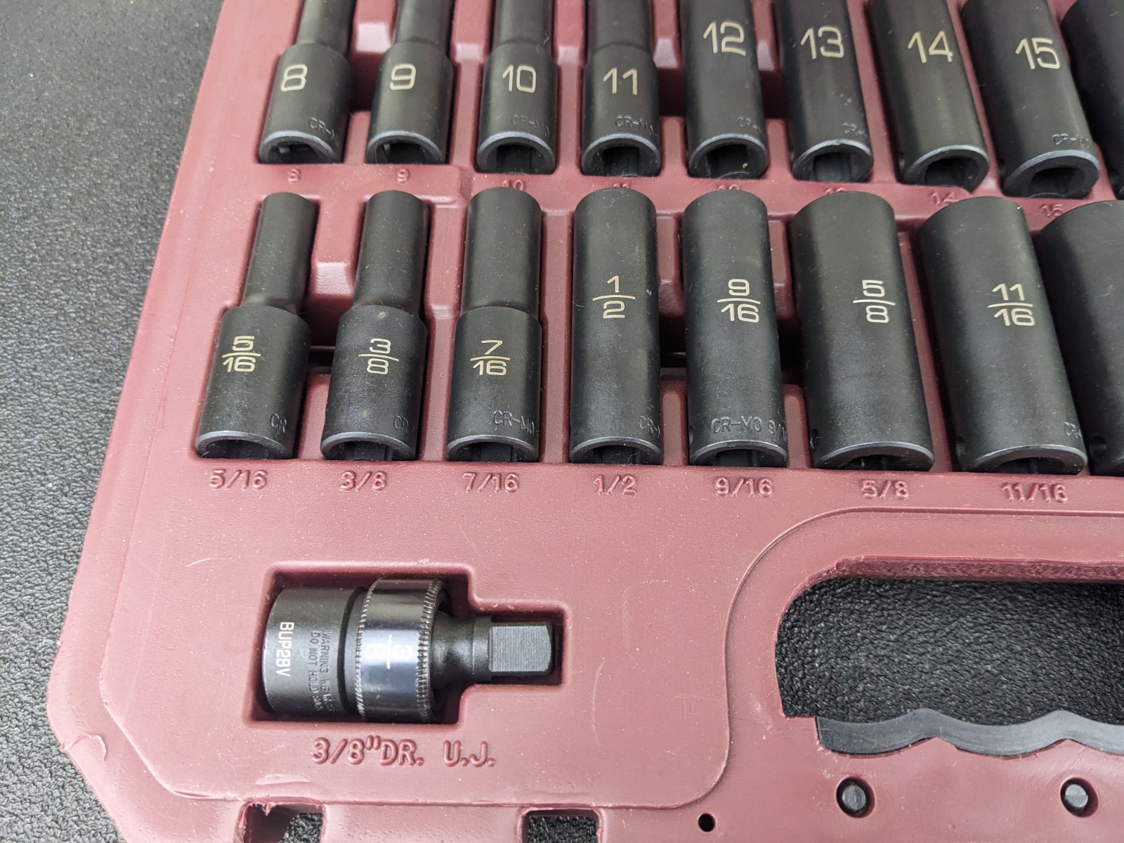 #bp126 Matco Tools NEW SBP426V 3/8″ Drive SAE & Metric 6 Point Impact Socket
