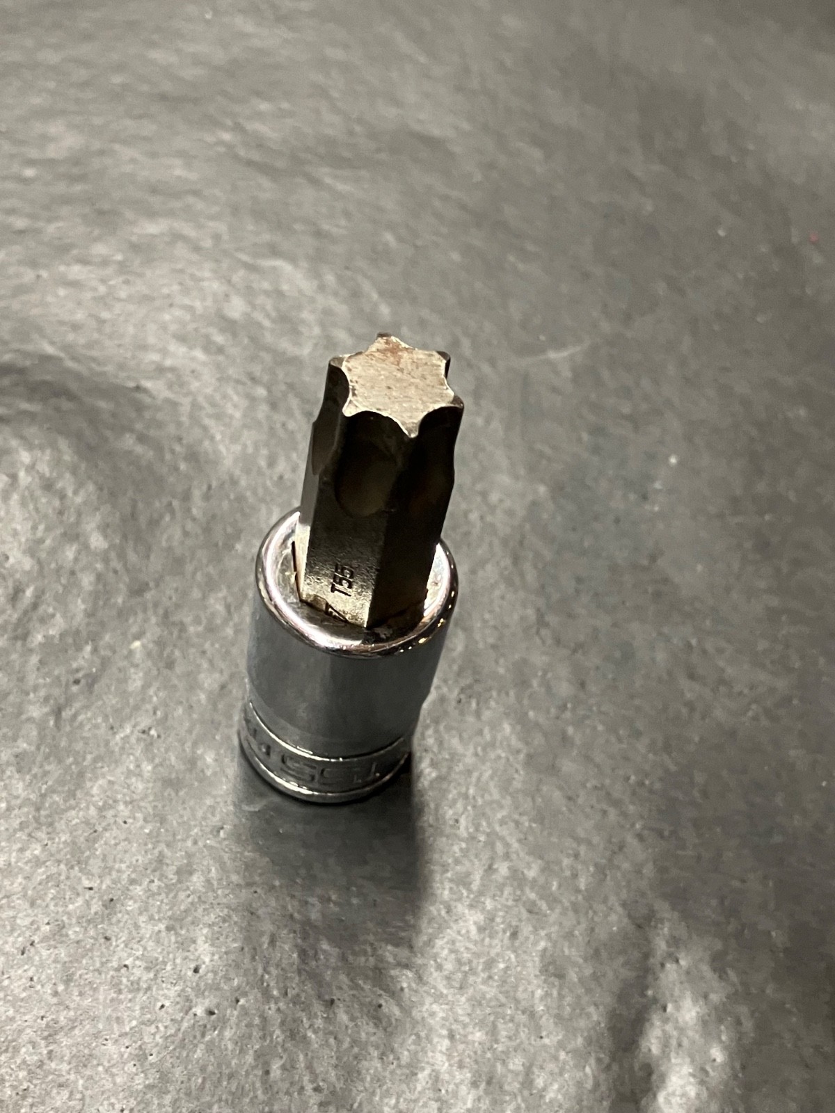 SNAP-ON Standard T55 Torx Bit Chrome Socket Driver 3/8” Dr. – USA – (g)