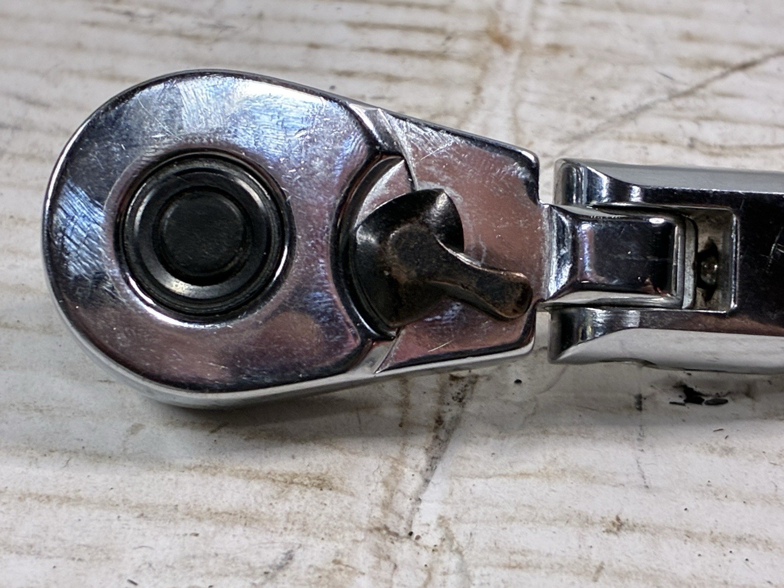 Vintage Craftsman 44834 VJ 3/8″ Dr Stubby Flex Head Ratchet Excellent Condition