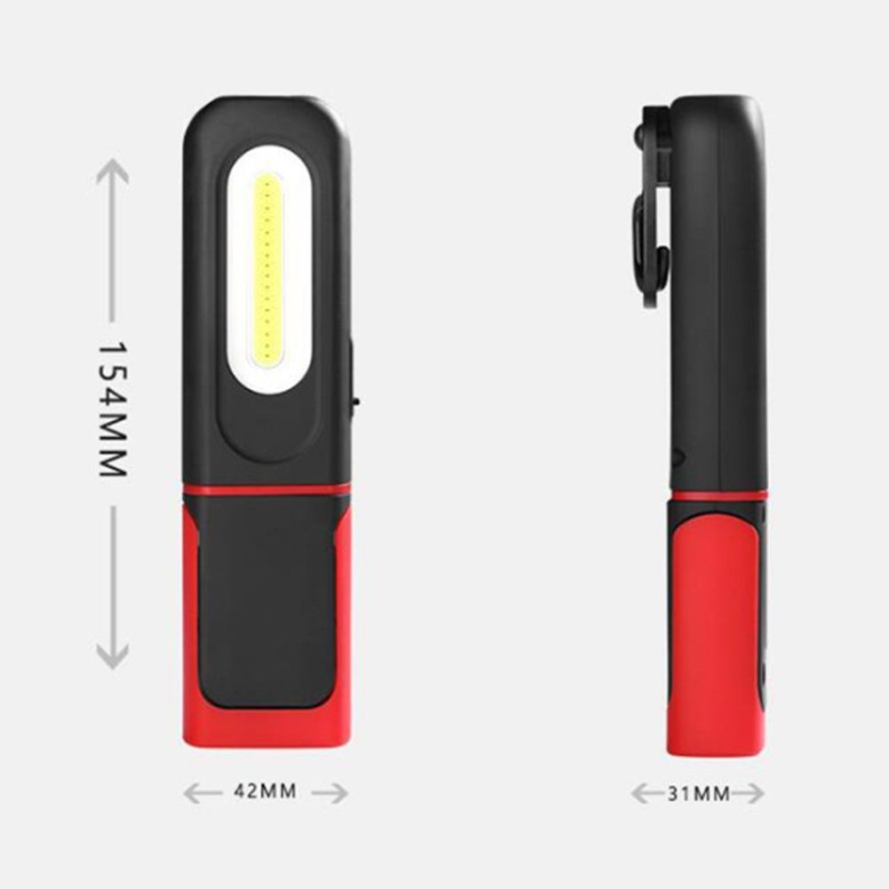 COB LED Rechargeable Work Light Magnetic Base for Inspection and Repairs