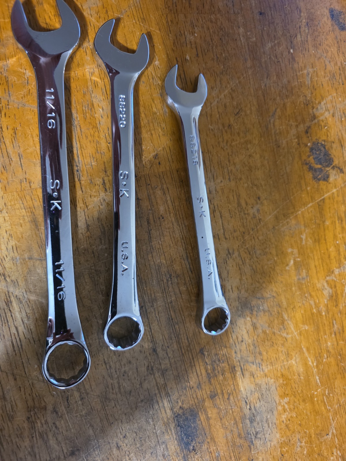 S-K tools SuperKrome 11/16″ ,5/8,and 9/16