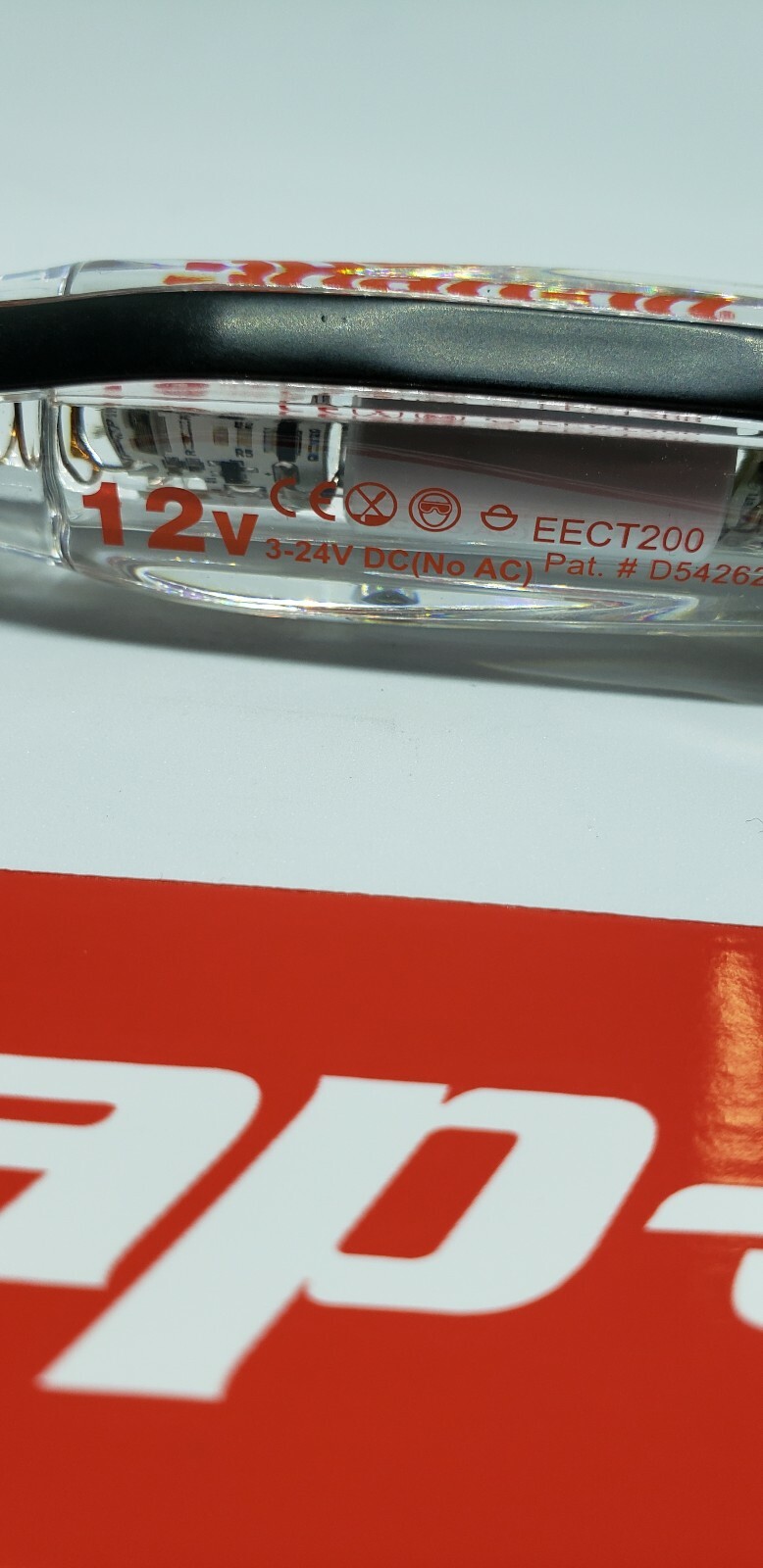 Snap On Cord Free Circuit Tester 3-24v DC NEW, CLEAR handle EECT200 !!!!!!!!