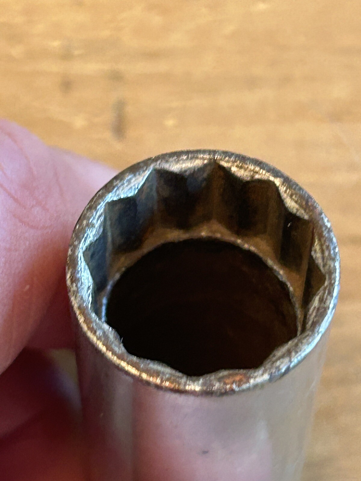 Snap-on Tools SF221 3/8″ Drive 11/16″ Socket Deep Chrome 12-Point Made in USA