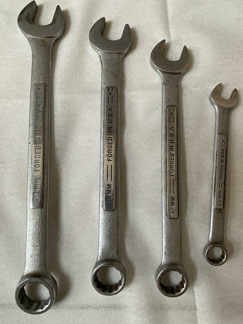 Craftsman Metric Combination Wrench Set of 4 Pieces – all are USA