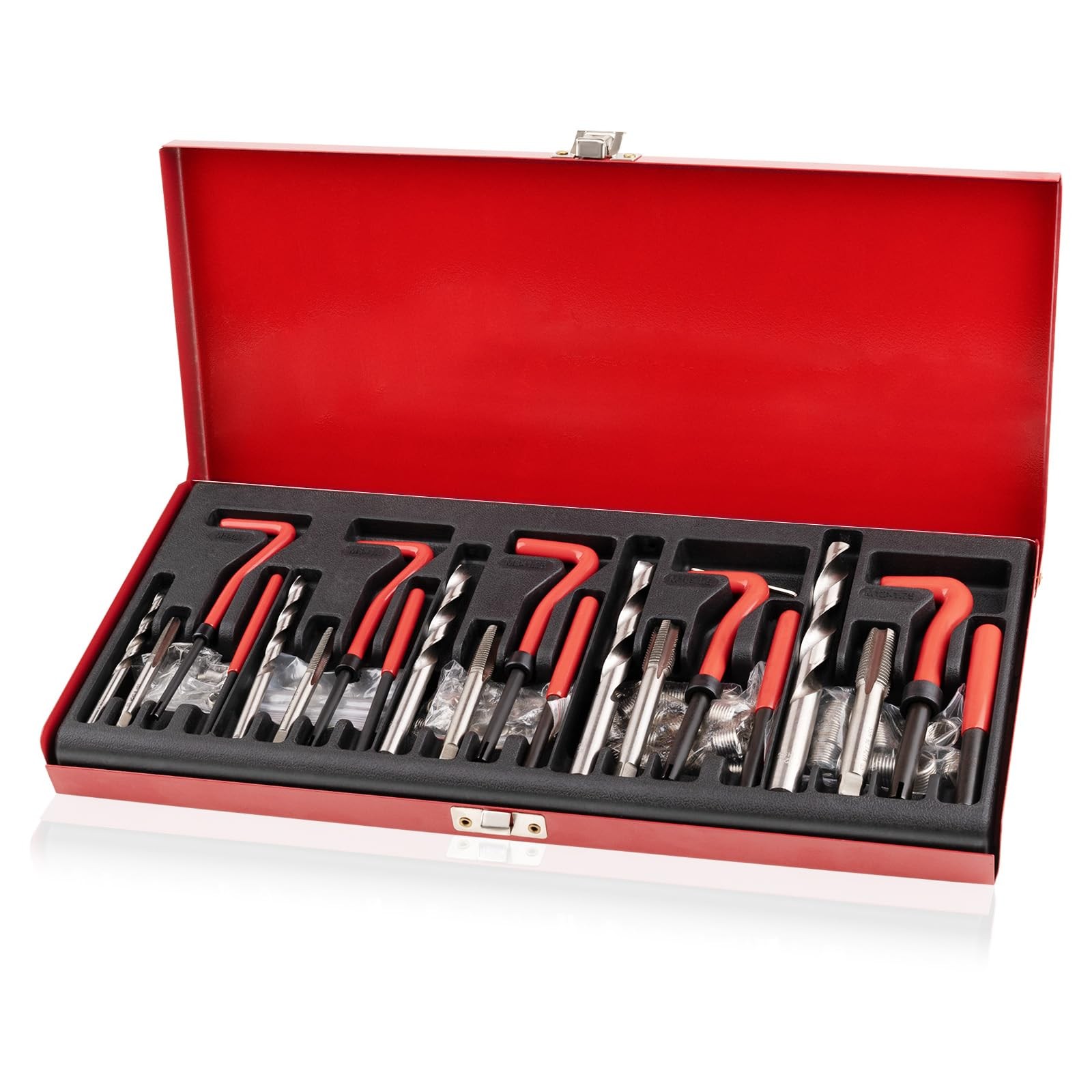 Marvelity Premium 131-Piece Metric Helicoil Thread Repair Kit, Comprehensive…